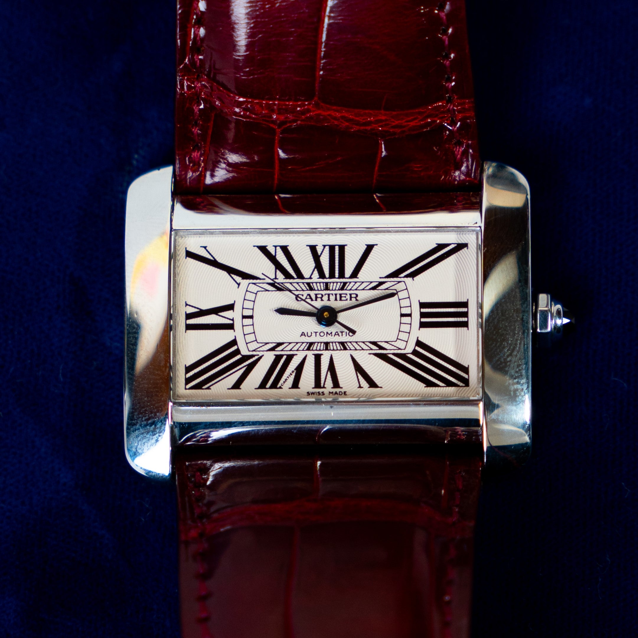 CARTIER TANK DIVAN STEEL