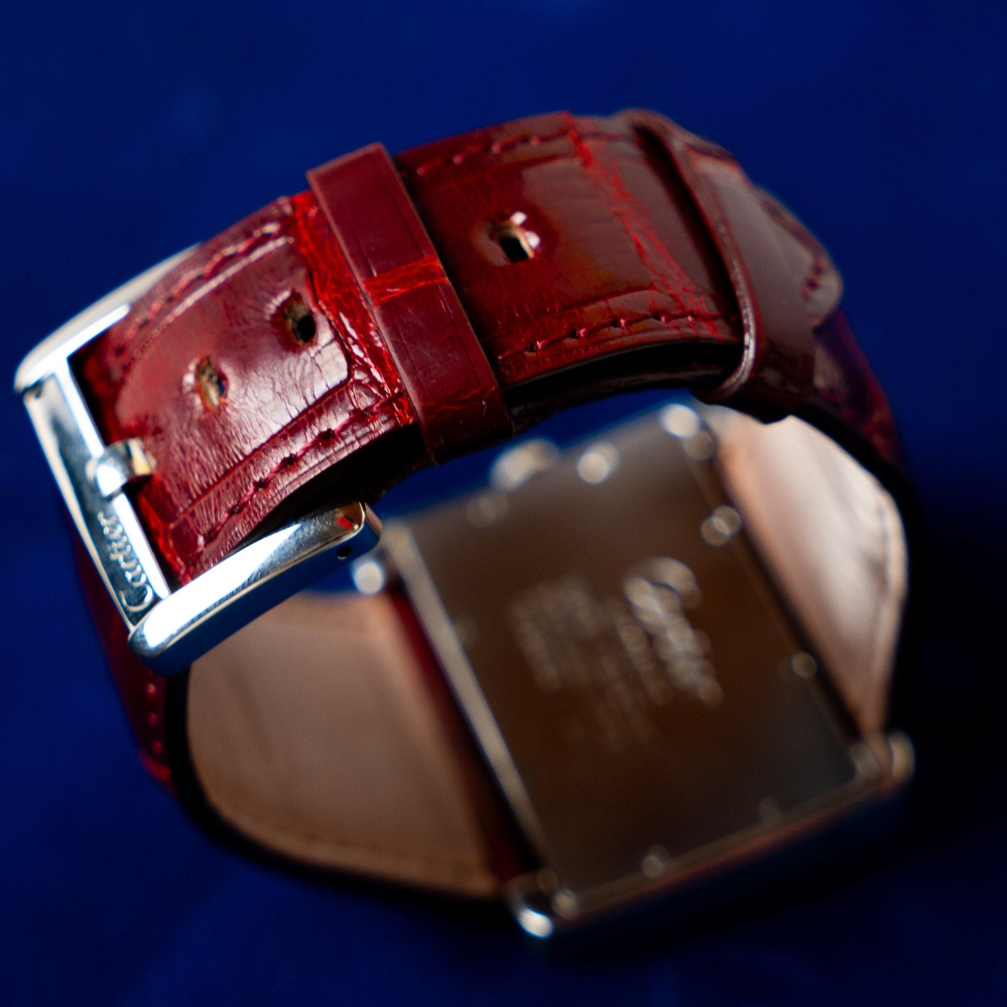 CARTIER TANK DIVAN ACIER HOMME - montre vintage - Contre - Temps Paris
