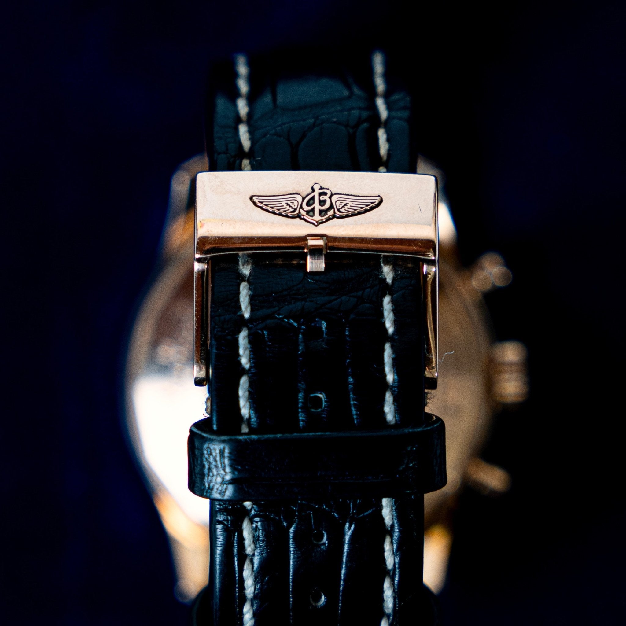 BREITLING NAVITIMER CHRONOGRAPHE OR ROSE - montre vintage - Contre - Temps Paris