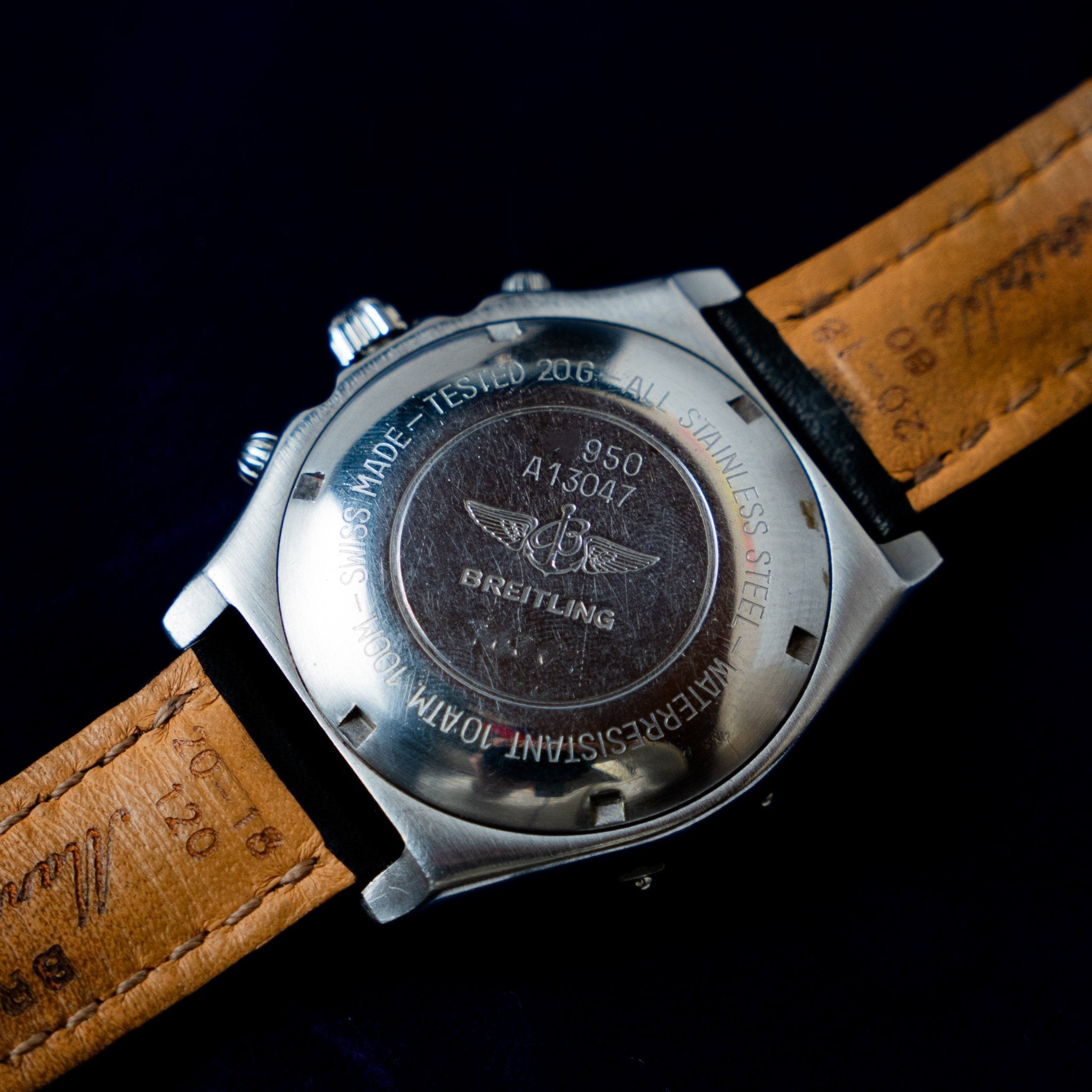 BREITLING CHRONOMAT ACIER - montre vintage - Contre - Temps Paris