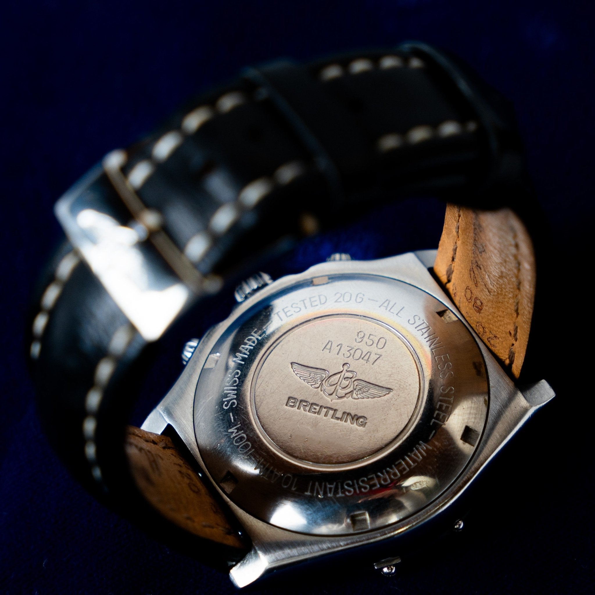 BREITLING CHRONOMAT ACIER - montre vintage - Contre - Temps Paris