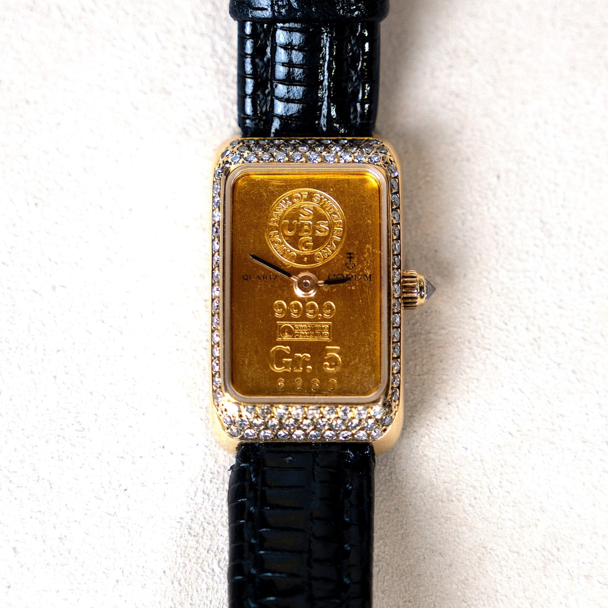 CORUM LINGOT GR.5 - montre vintage - Contre - Temps Paris