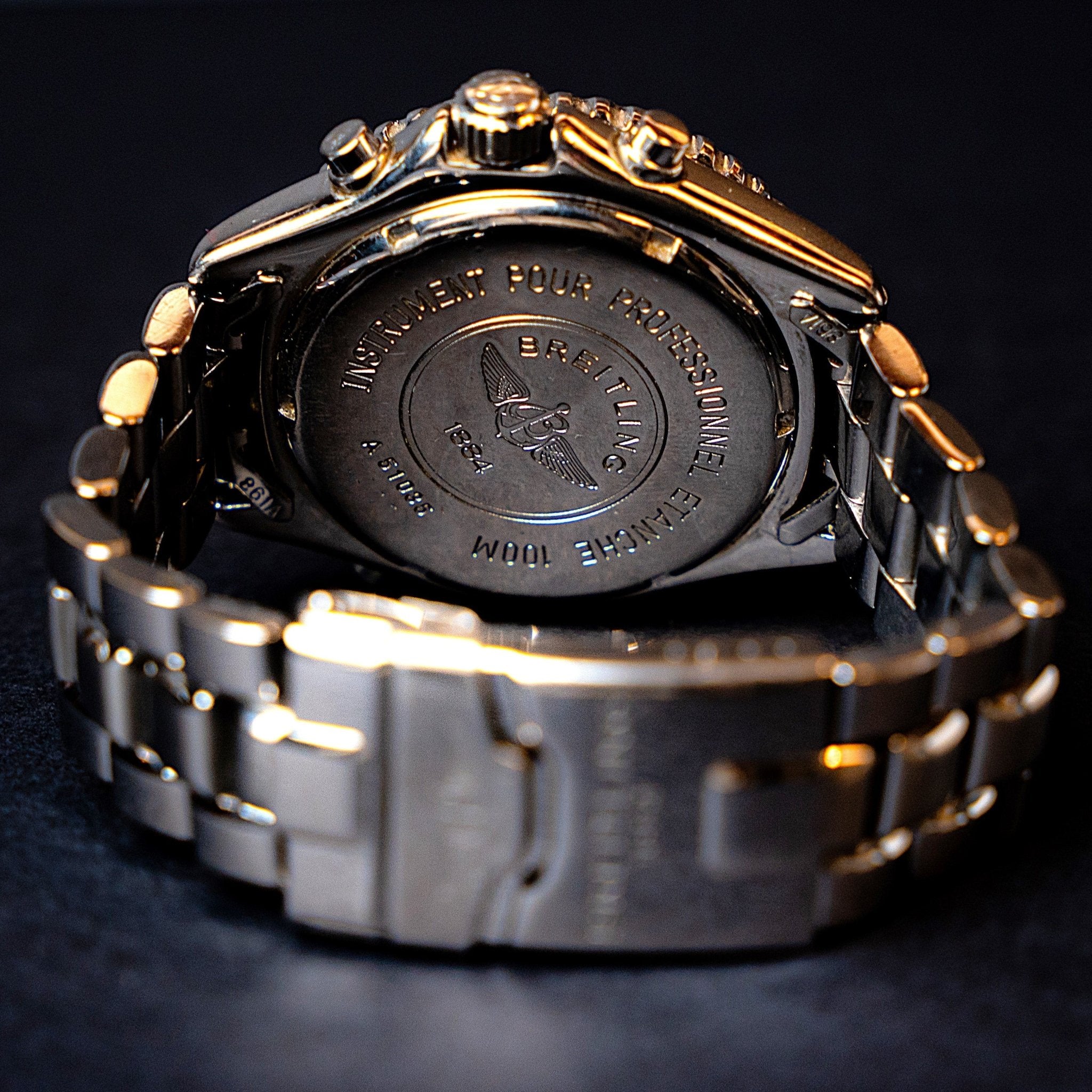 BREITLING CHRONOGRAPHE REVEIL - montre vintage - Contre - Temps Paris