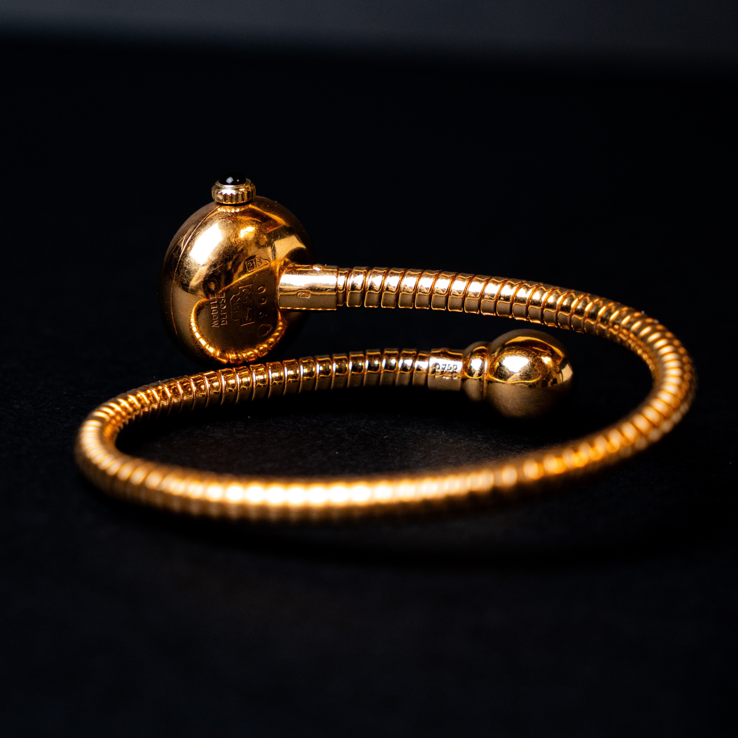 JAEGER-LECOULTRE BOULE LADY TUBOGAS OR