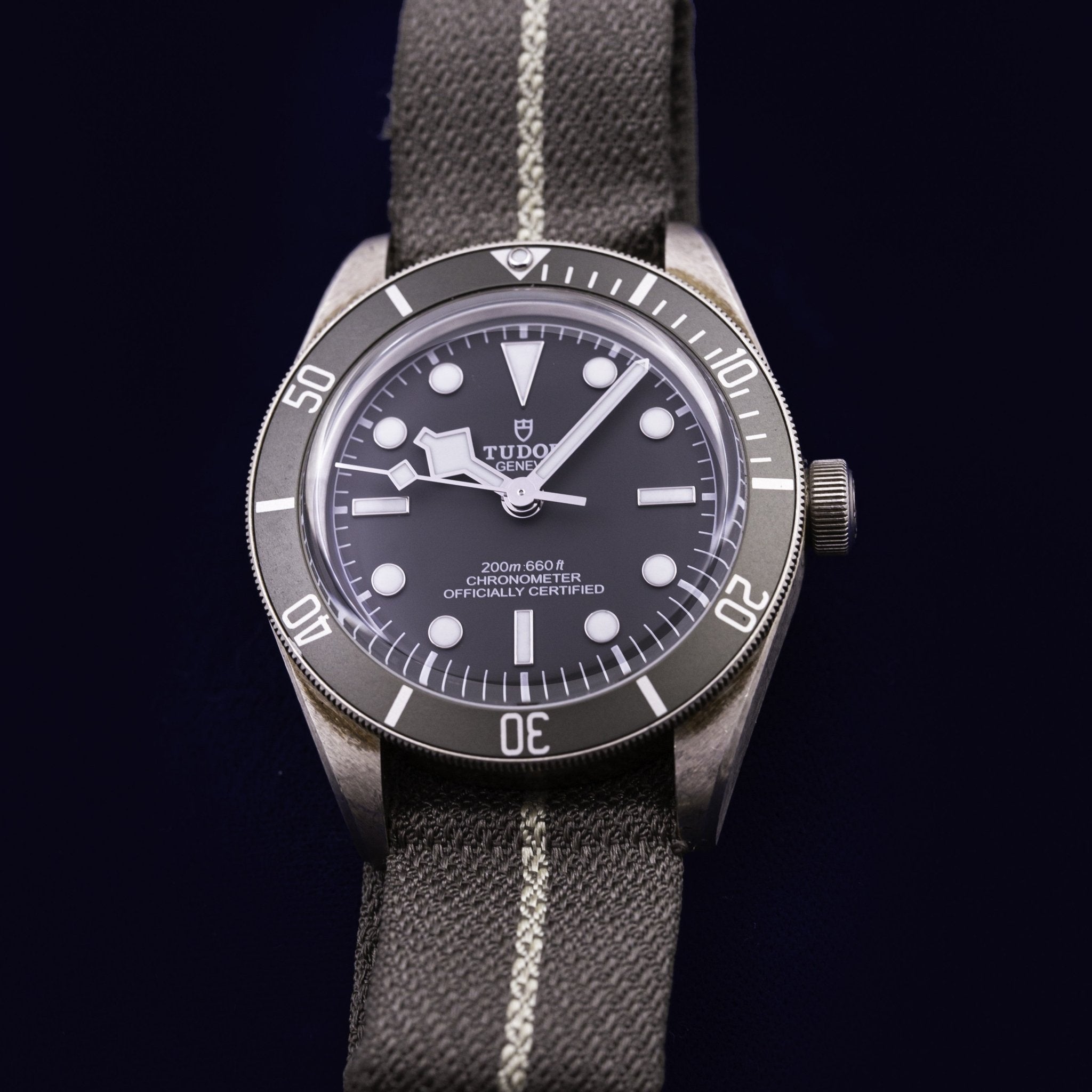 TUDOR BLACK BAY FIFTY - EIGHT ARGENT - montre vintage - Contre - Temps Paris