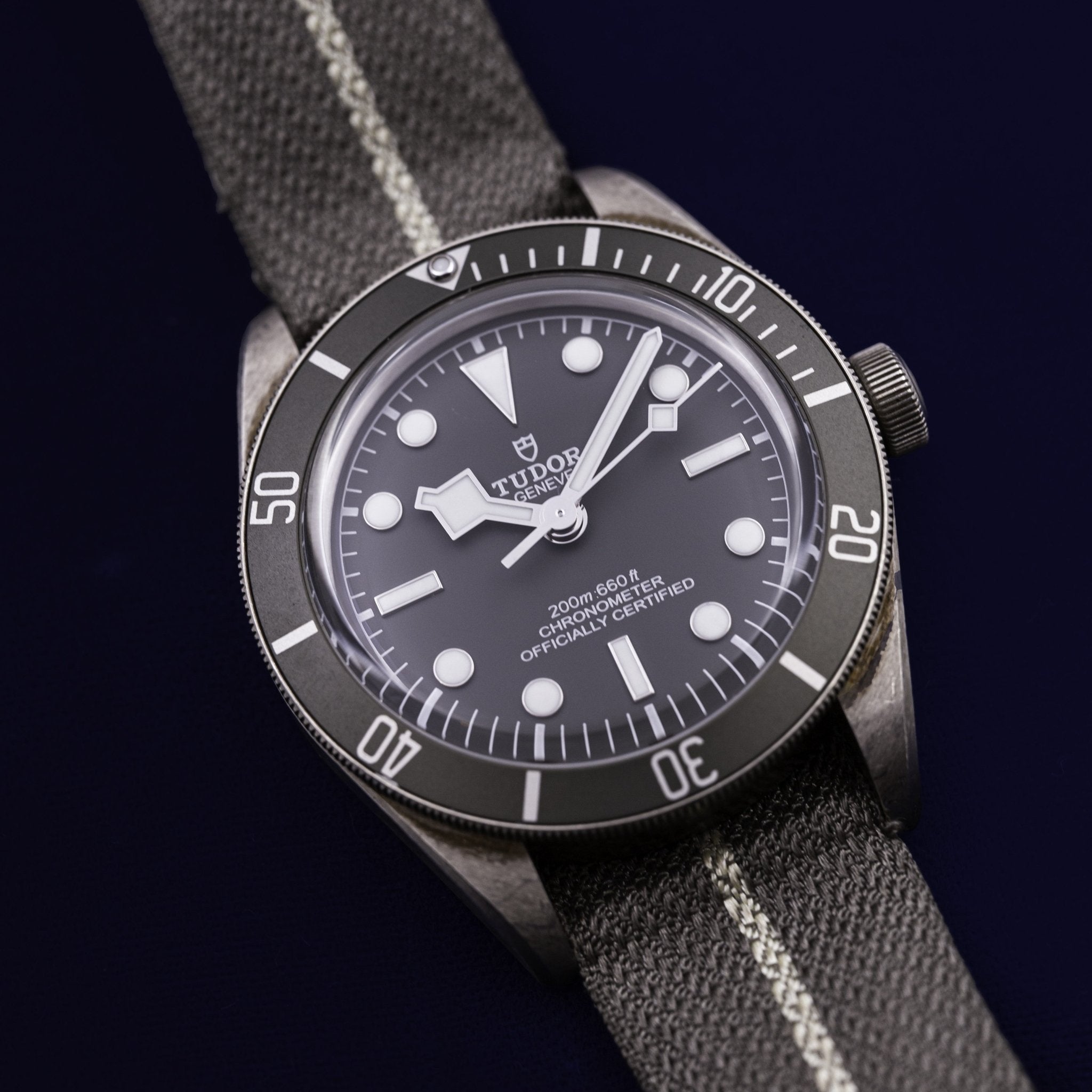 TUDOR BLACK BAY FIFTY - EIGHT ARGENT - montre vintage - Contre - Temps Paris