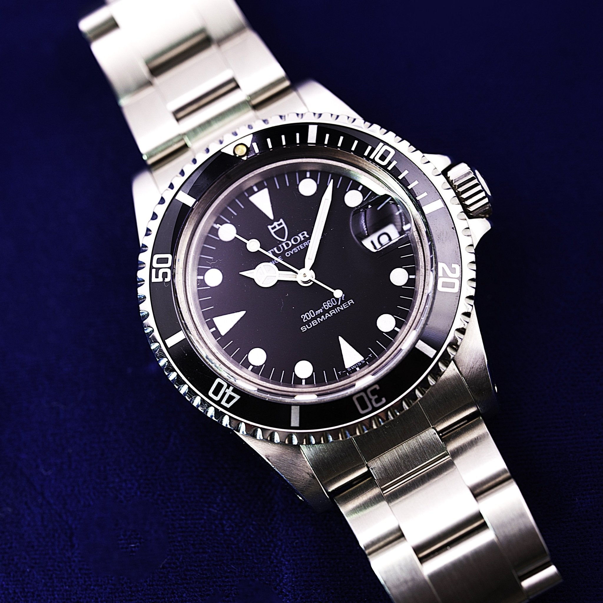 TUDOR SUBMARINER DATE - montre vintage - Contre - Temps Paris