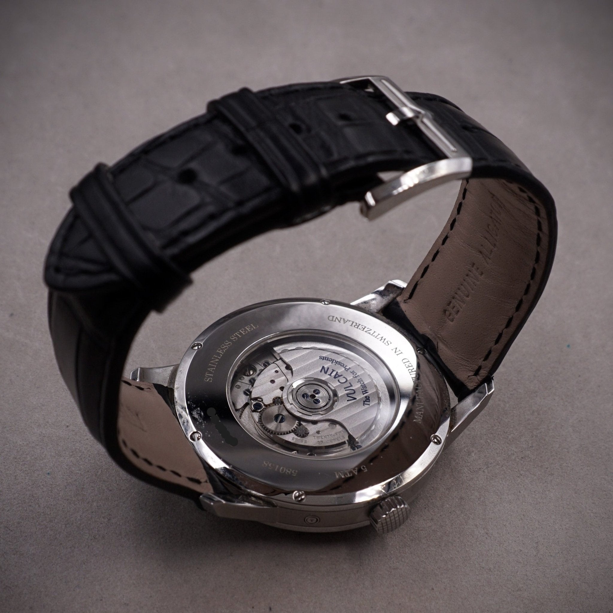 VULCAIN 50'S PRESIDENTS PHASE DE LUNE - montre vintage - Contre - Temps Paris