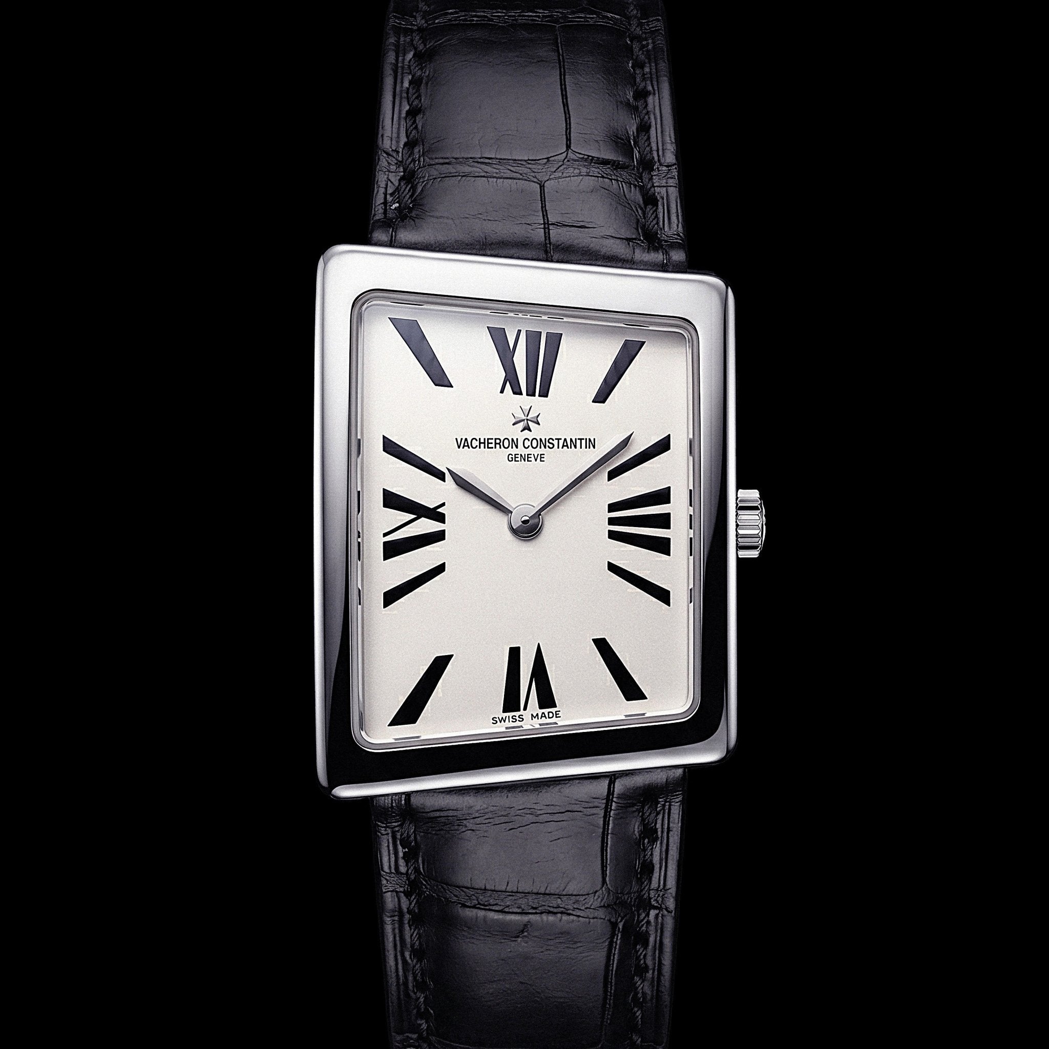 Vacheron Constantin Asymétrique Modèle 1972 Or Blanc Ref. 25021 - montre vintage - Contre - Temps Paris