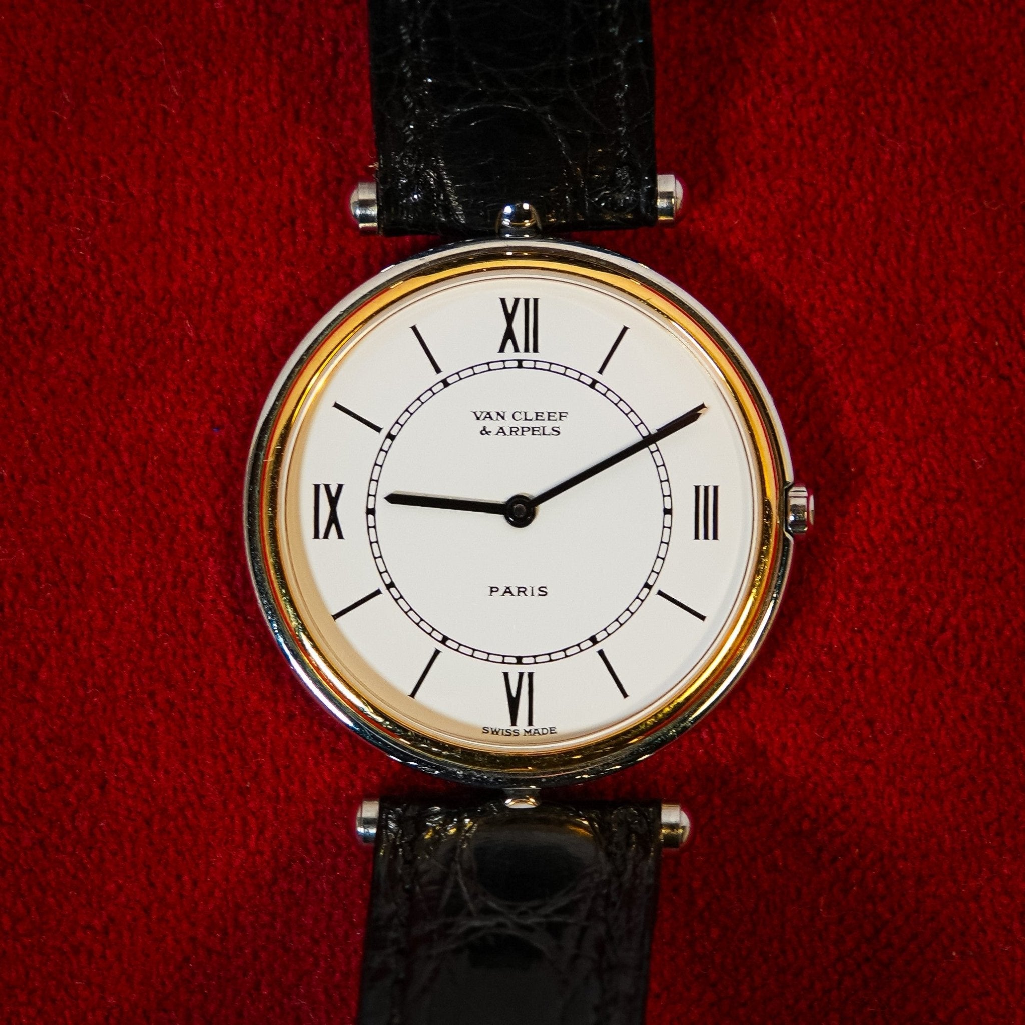 VAN CLEEF & ARPELS LA COLLECTION OR ET ACIER - montre vintage - Contre - Temps Paris