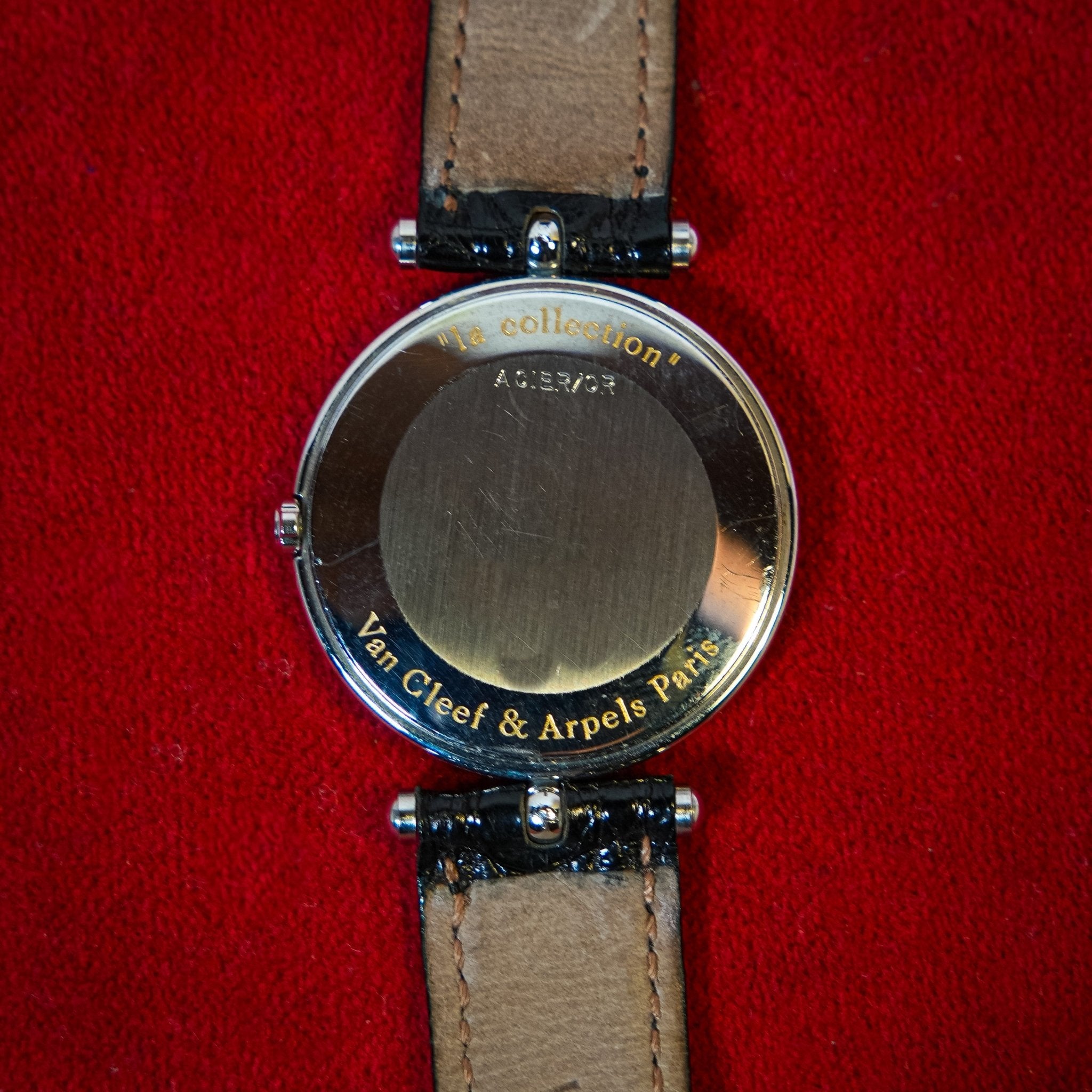 VAN CLEEF & ARPELS LA COLLECTION OR ET ACIER - montre vintage - Contre - Temps Paris