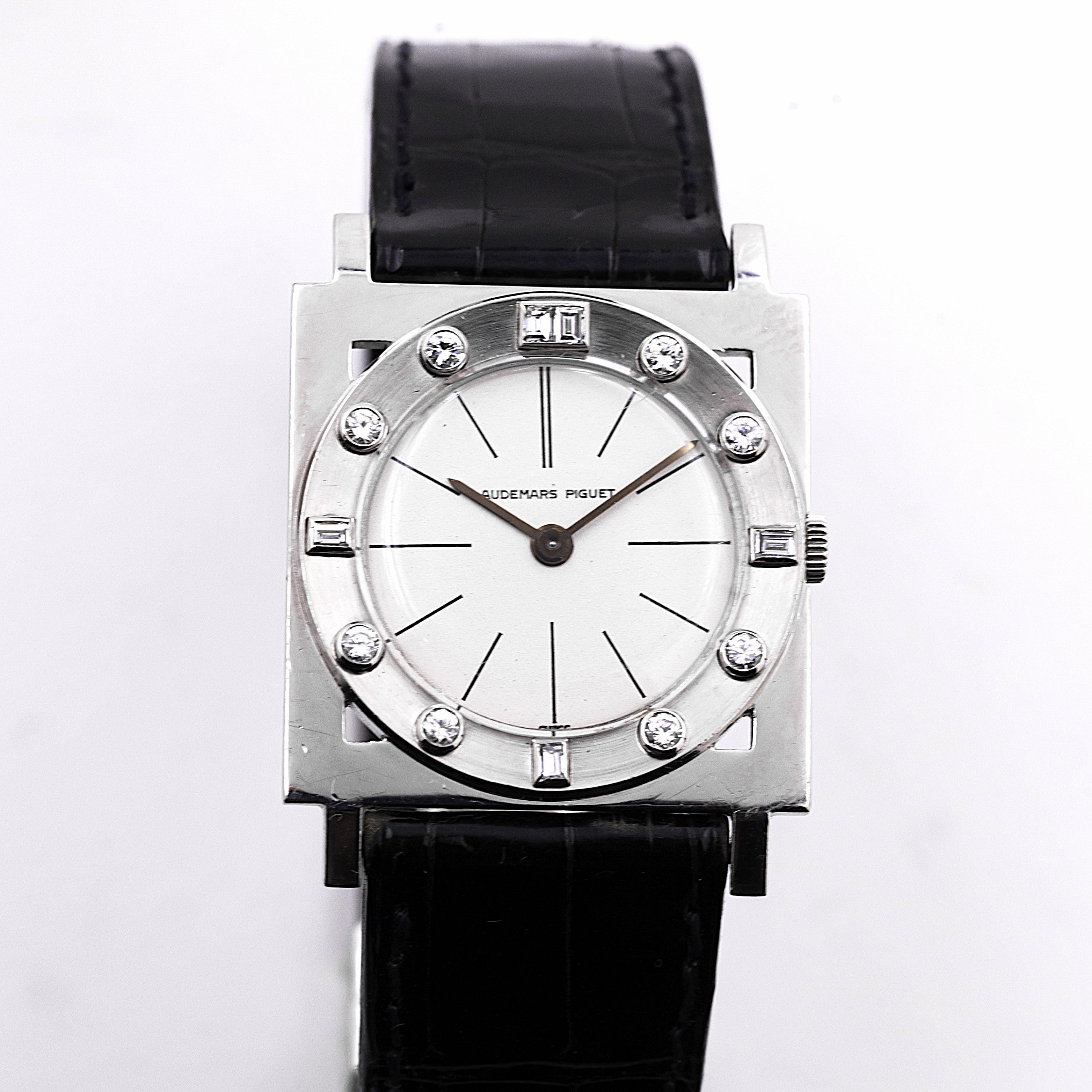 AUDEMARS PIGUET ULTRA THIN SQUARE OR BLANC