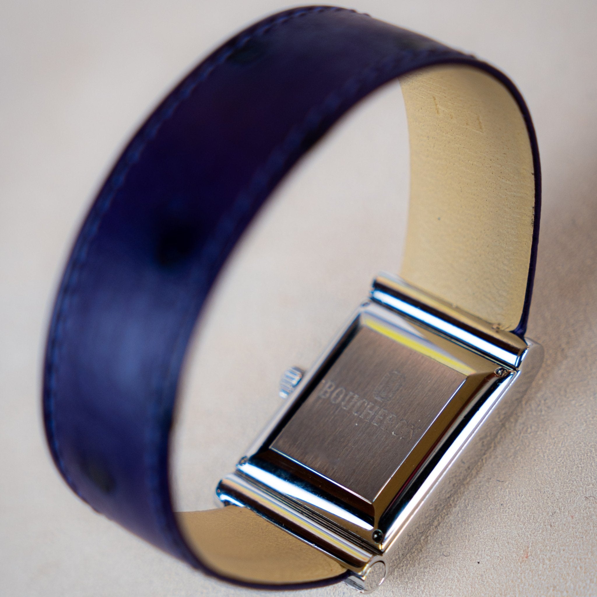 BOUCHERON REFLET AUTOMATIQUE ACIER - montre vintage - Contre - Temps Paris