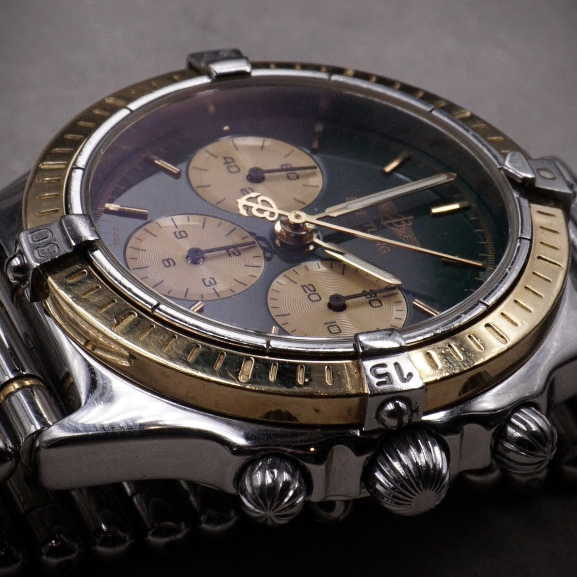 BREITLING CHRONOMAT CALLISTO GOLD AND STEEL