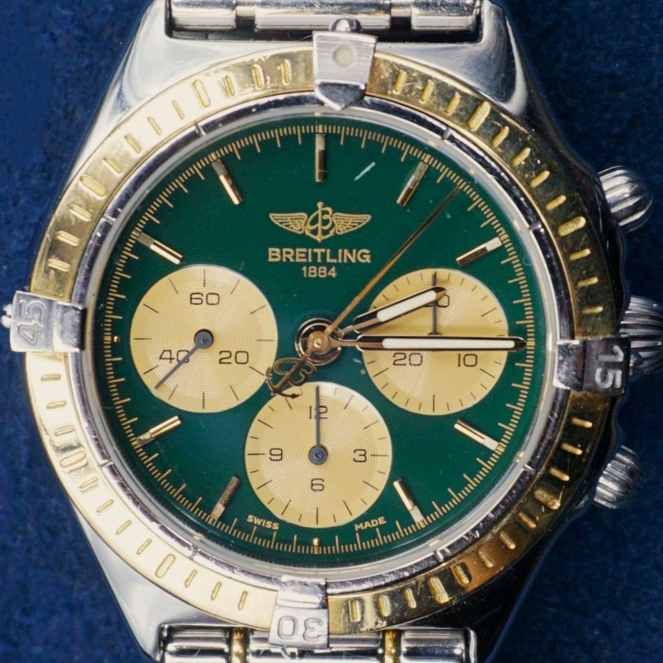 BREITLING CHRONOMAT CALLISTO GOLD AND STEEL