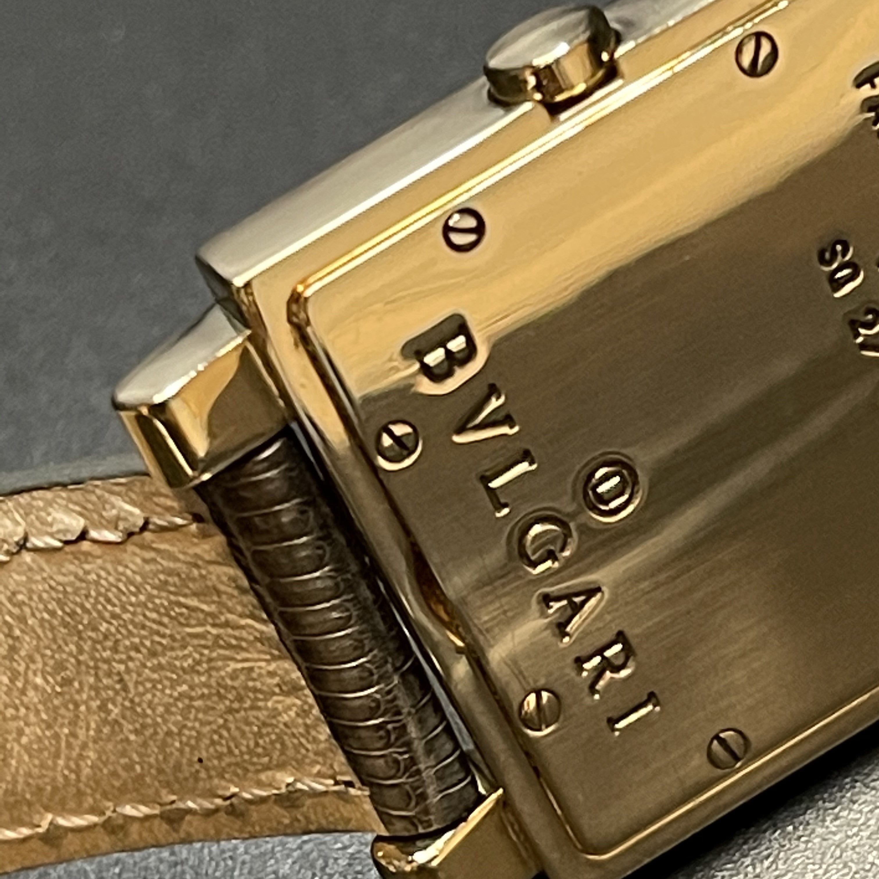 BULGARI “QUADRATO” 18K GOLD