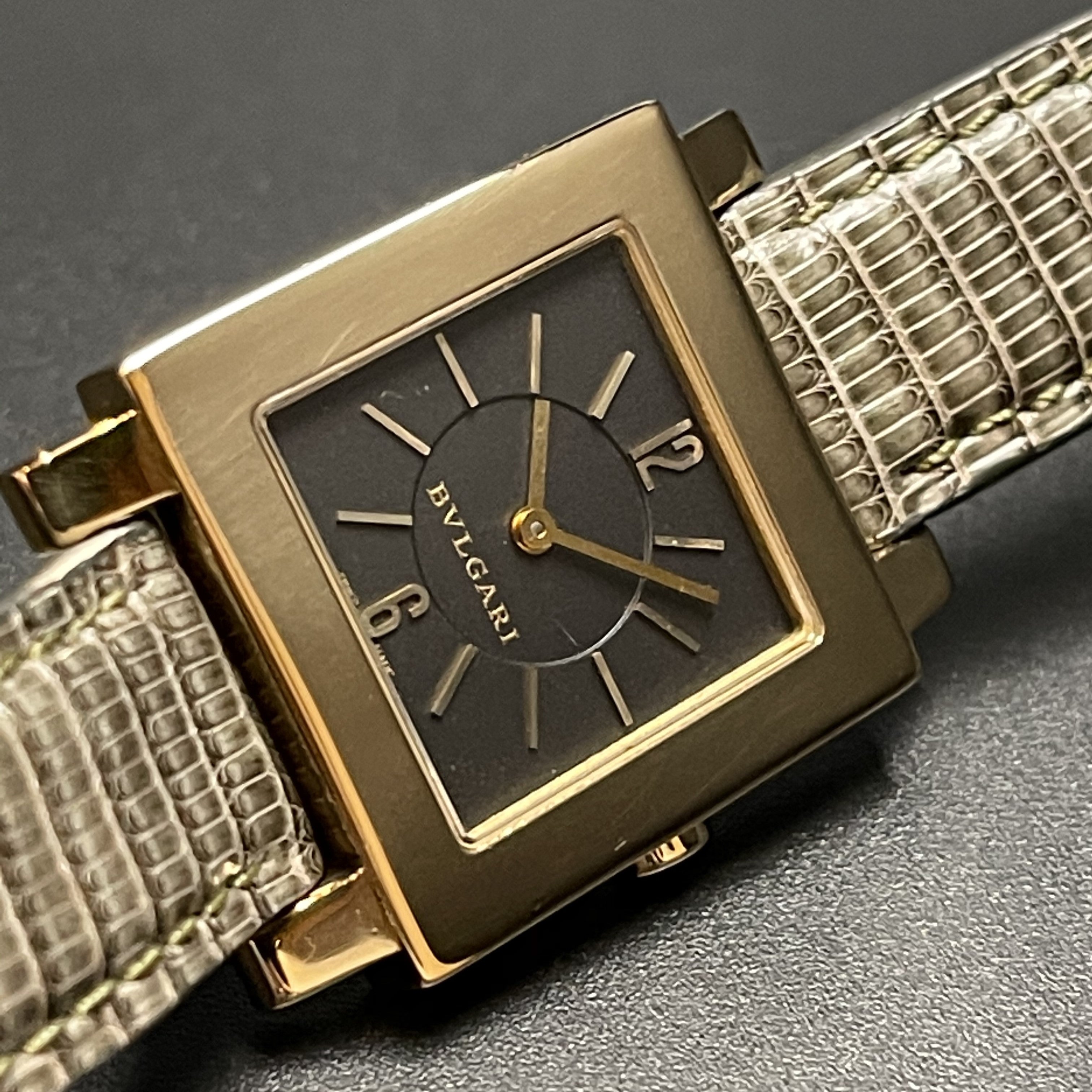 BULGARI “QUADRATO” 18K GOLD