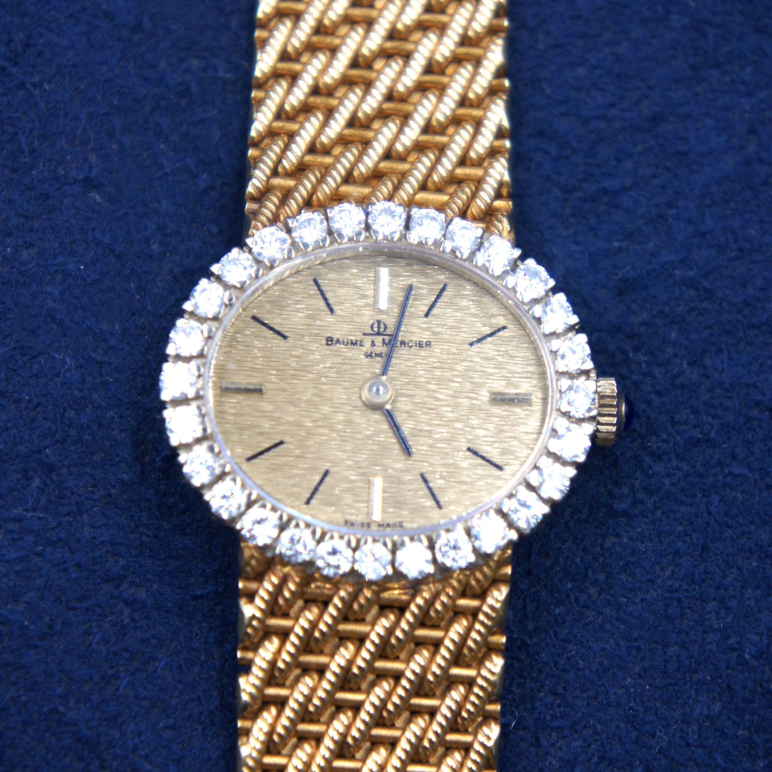 BEAUME &amp; MERCIER JEWELRY LADY GOLD AND DIAMONDS