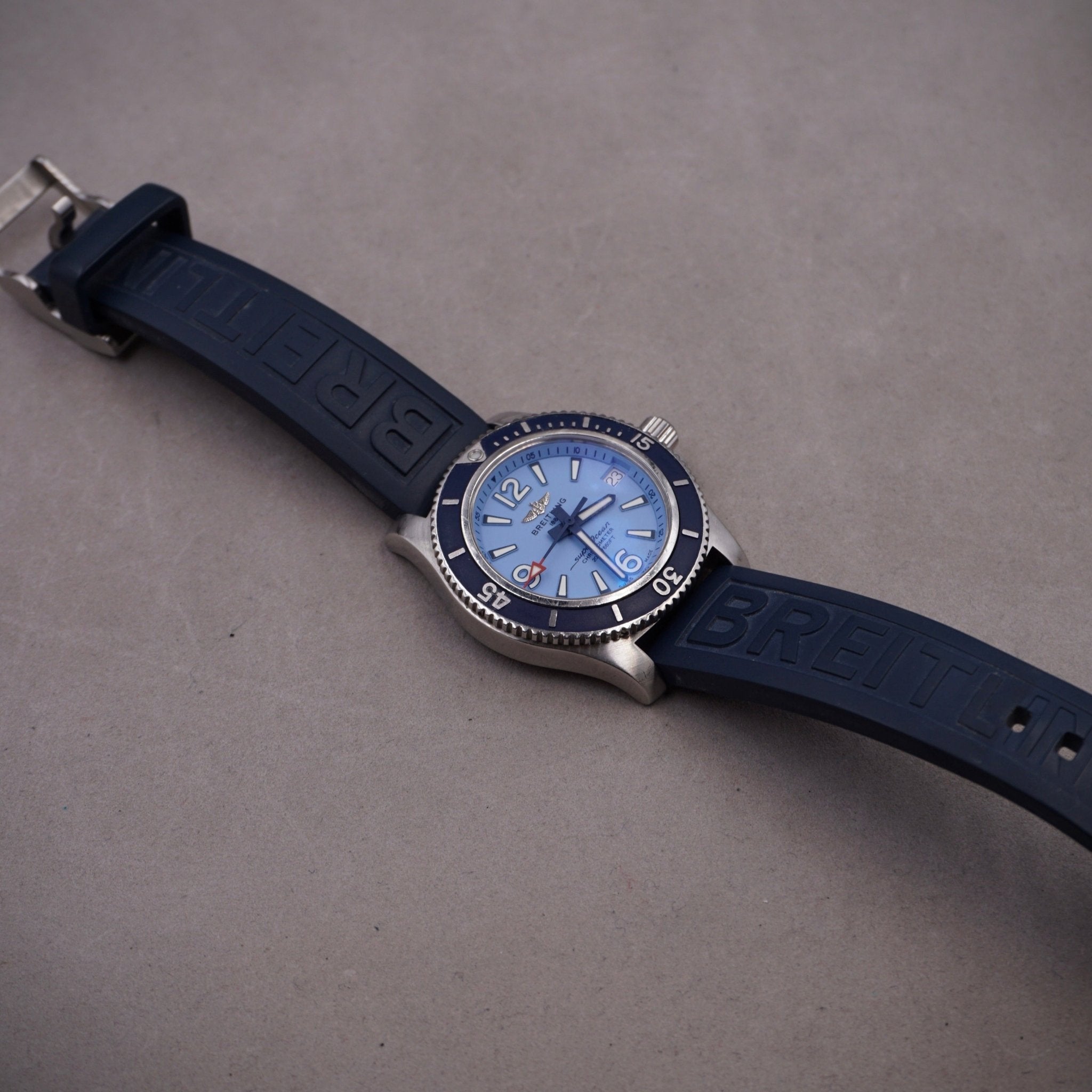 BREITLING SUPER OCEAN 36 - montre vintage - Contre - Temps Paris