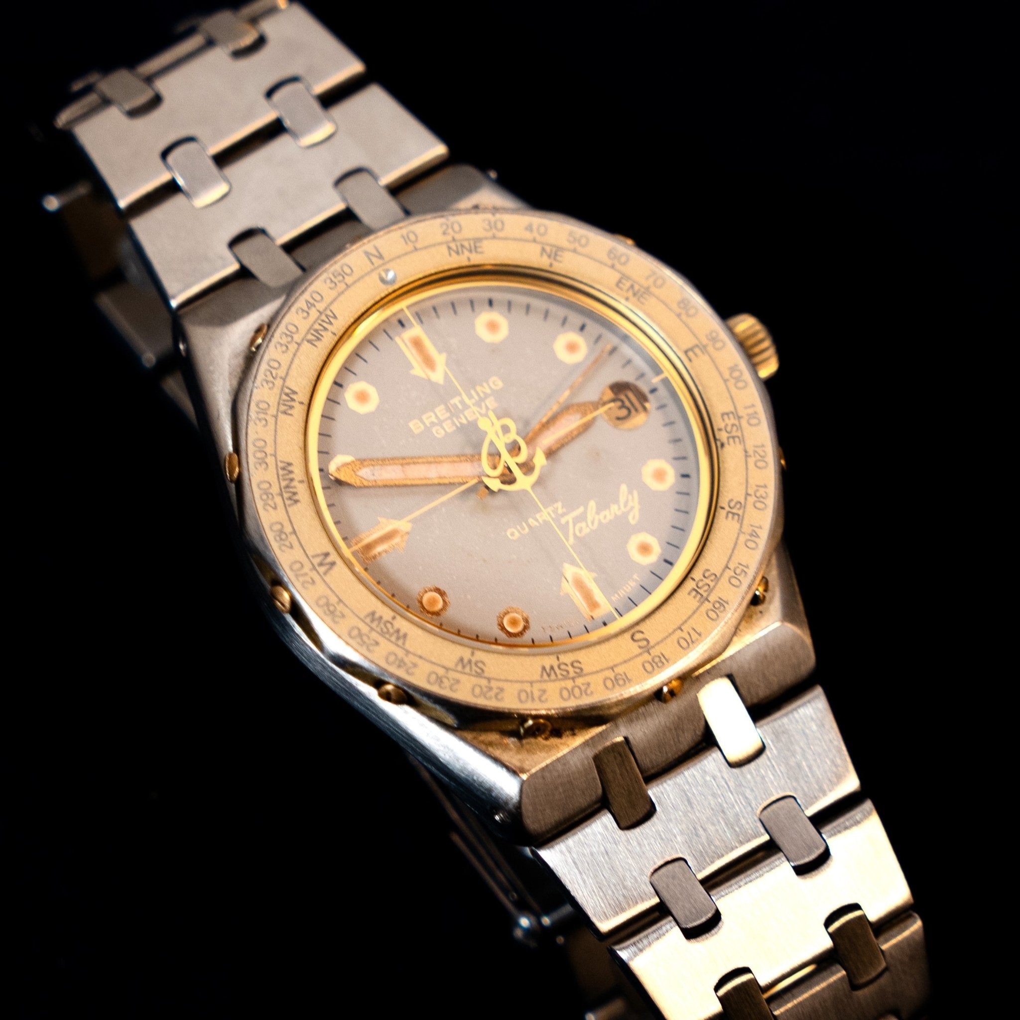 BREITLING TABARLY QUARTZ - montre vintage - Contre - Temps Paris