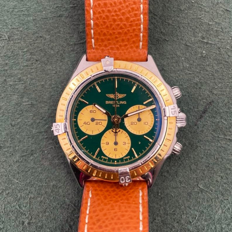 BREITLING CHRONOMAT CALLISTO GOLD AND STEEL