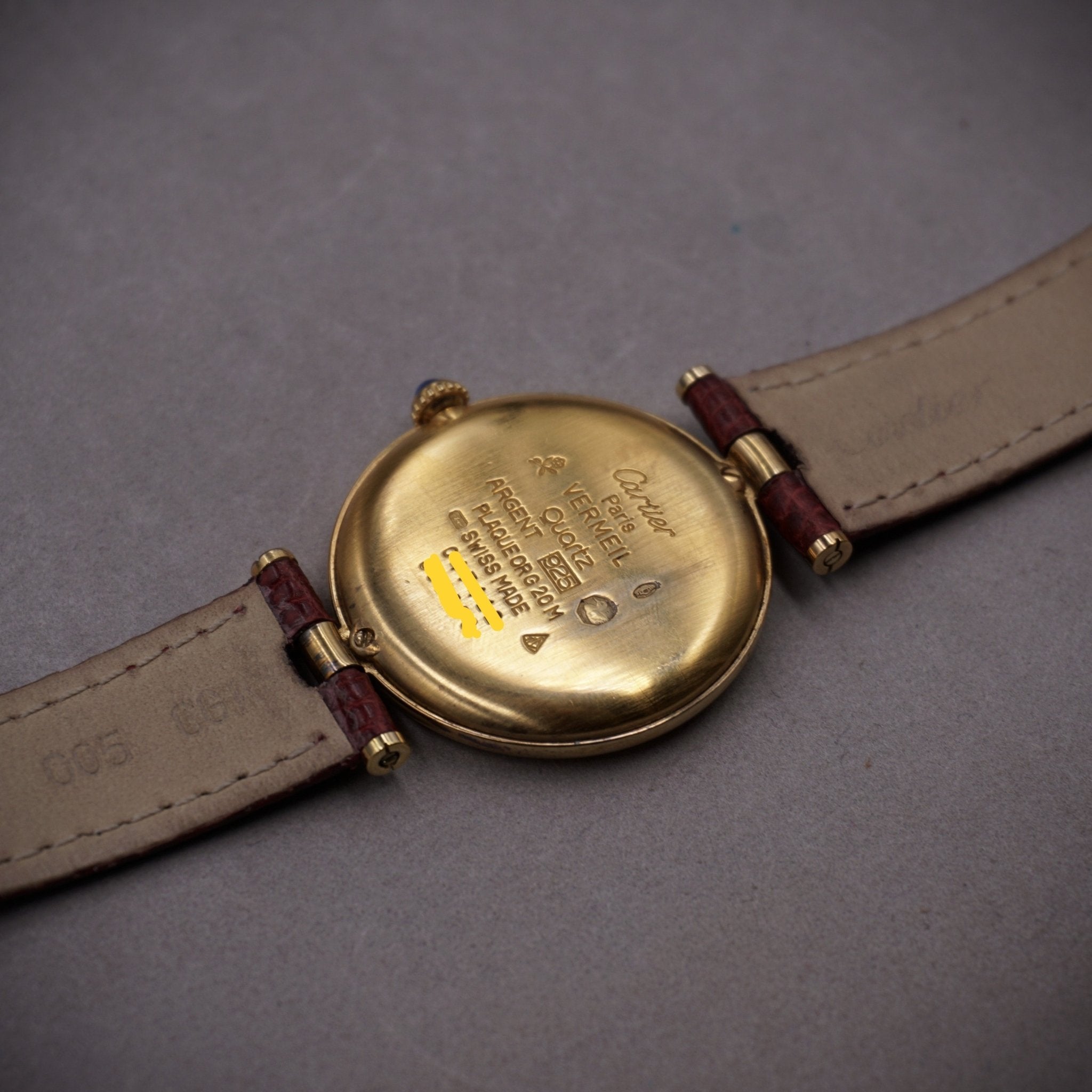 CARTIER MUST VENDOME TRINITY - montre vintage - Contre - Temps Paris