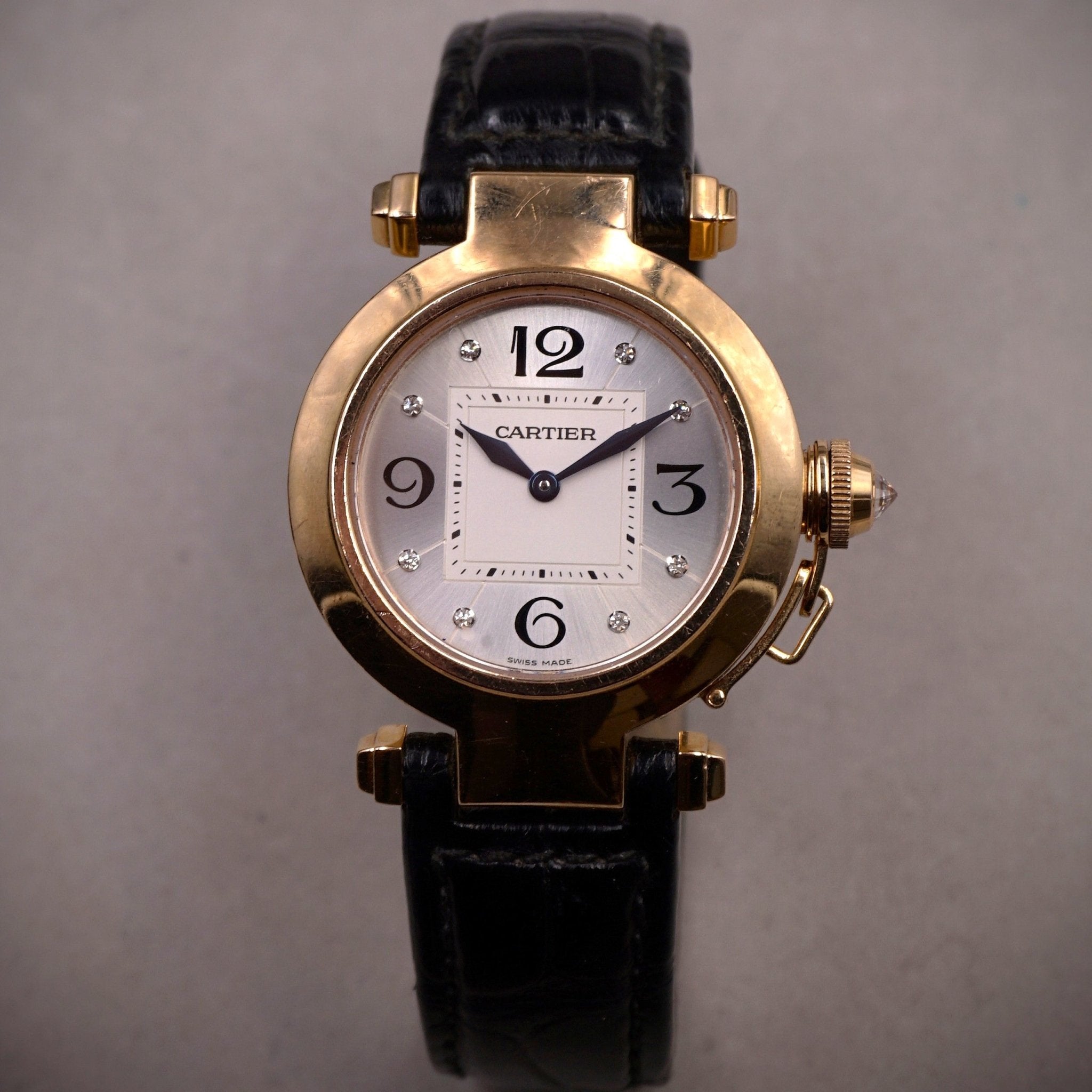 CARTIER PASHA LADY OR JAUNE - montre vintage - Contre - Temps Paris