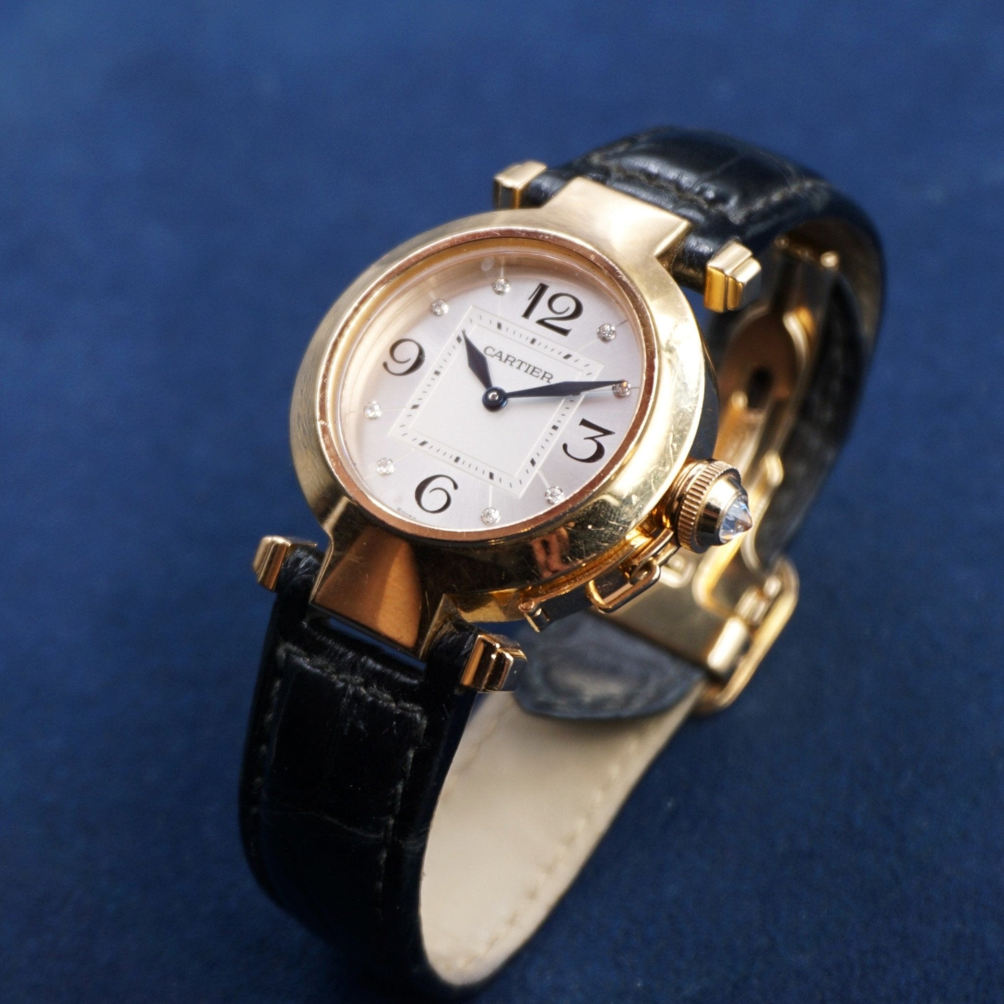 CARTIER PASHA LADY OR JAUNE - montre vintage - Contre - Temps Paris