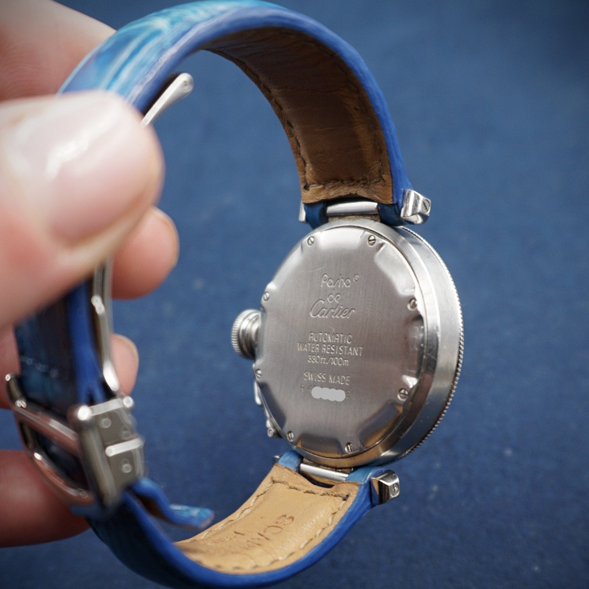CARTIER PASHA ACIER 36 MM - montre vintage - Contre - Temps Paris