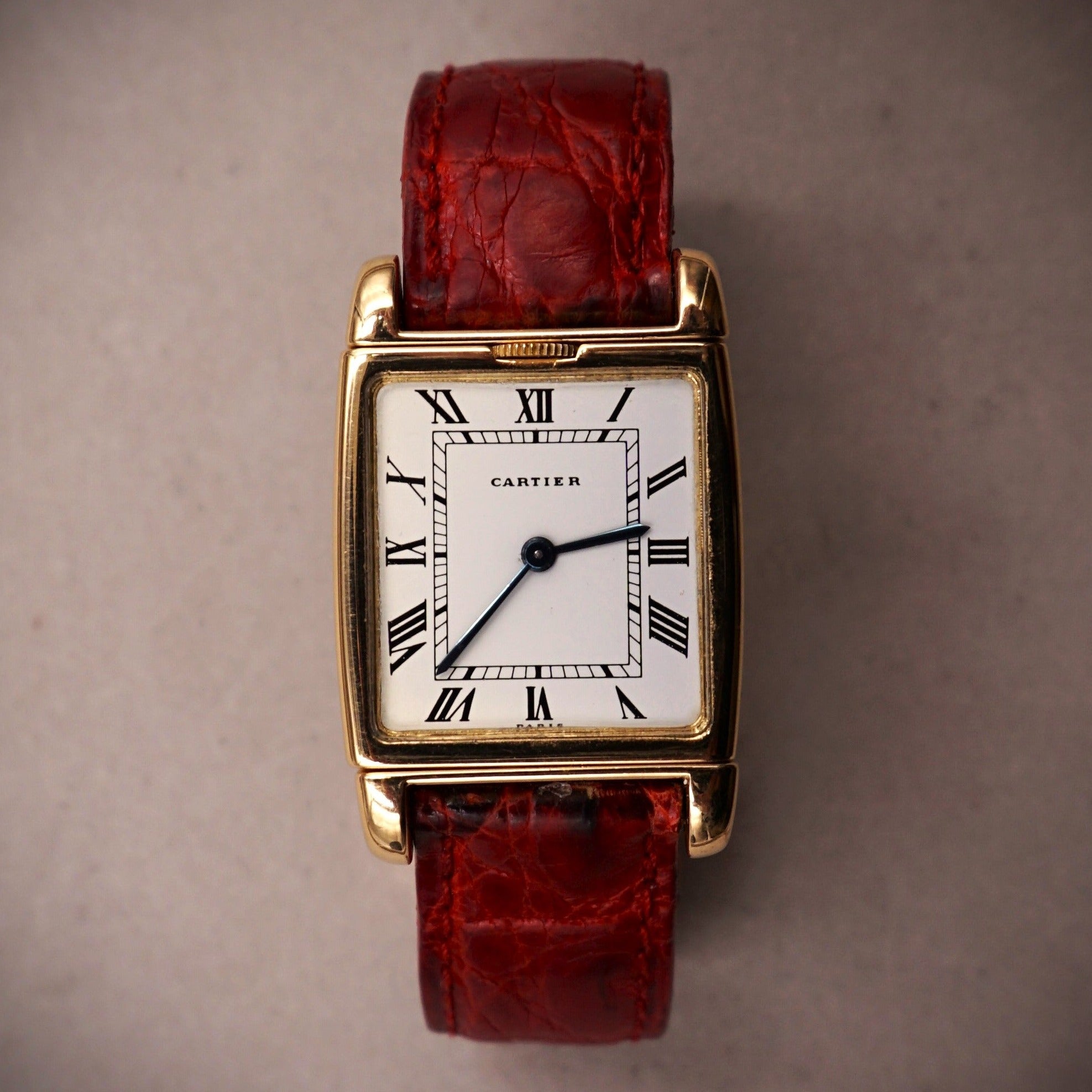 CARTIER TANK REVERSO DUAL TIME