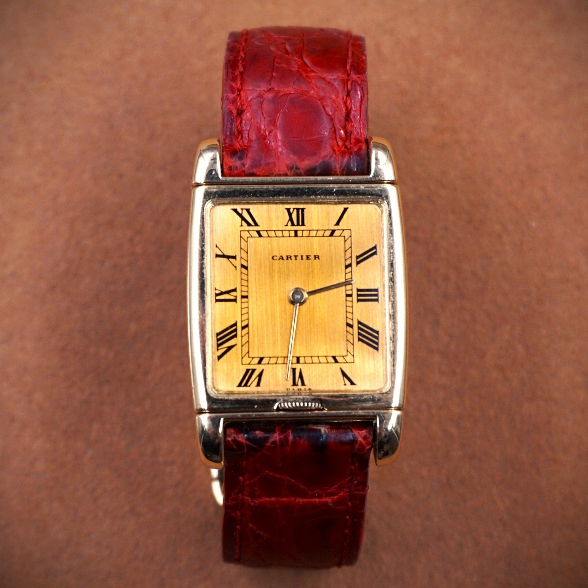 CARTIER TANK REVERSO DUAL TIME - montre vintage - Contre - Temps Paris