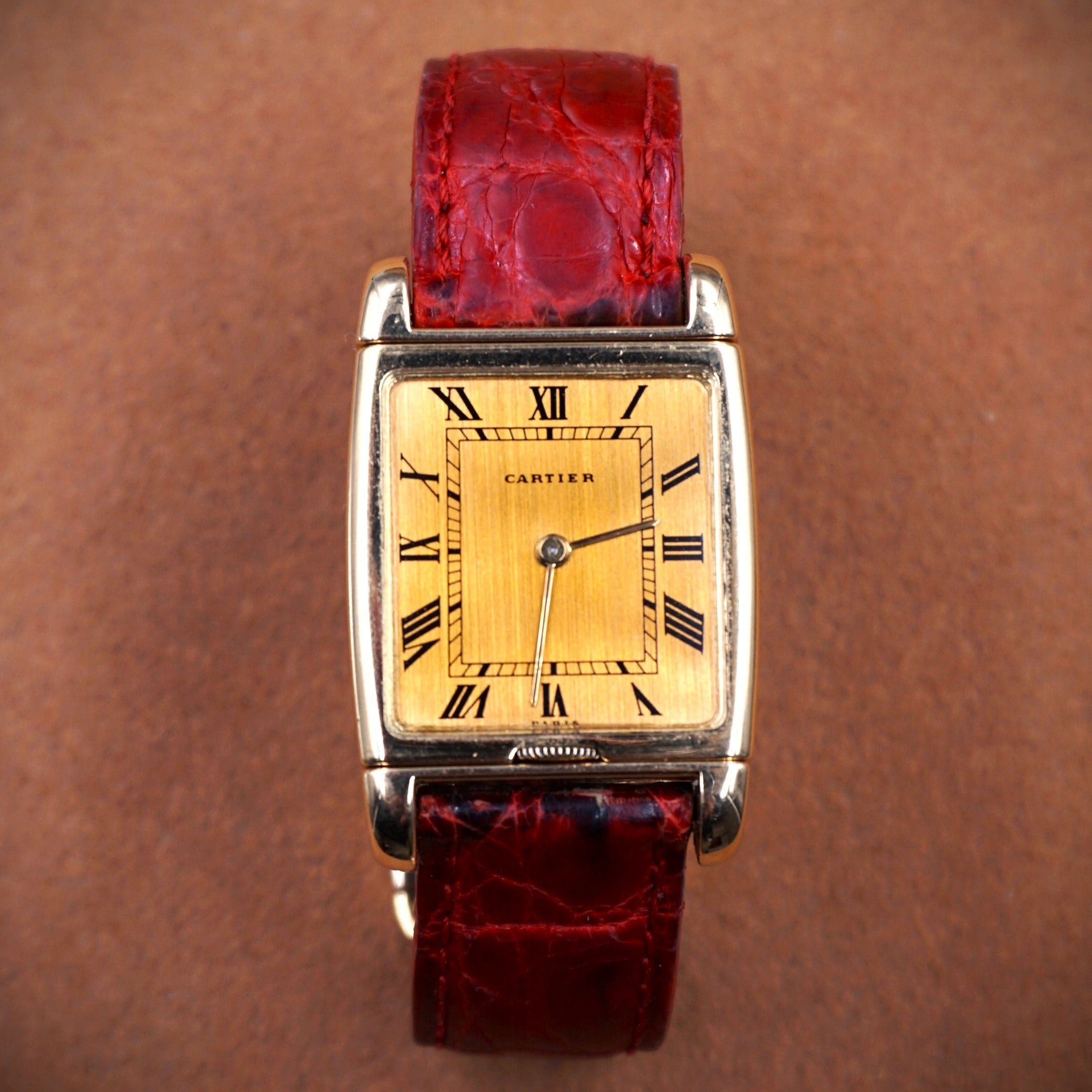 CARTIER TANK REVERSO DUAL TIME