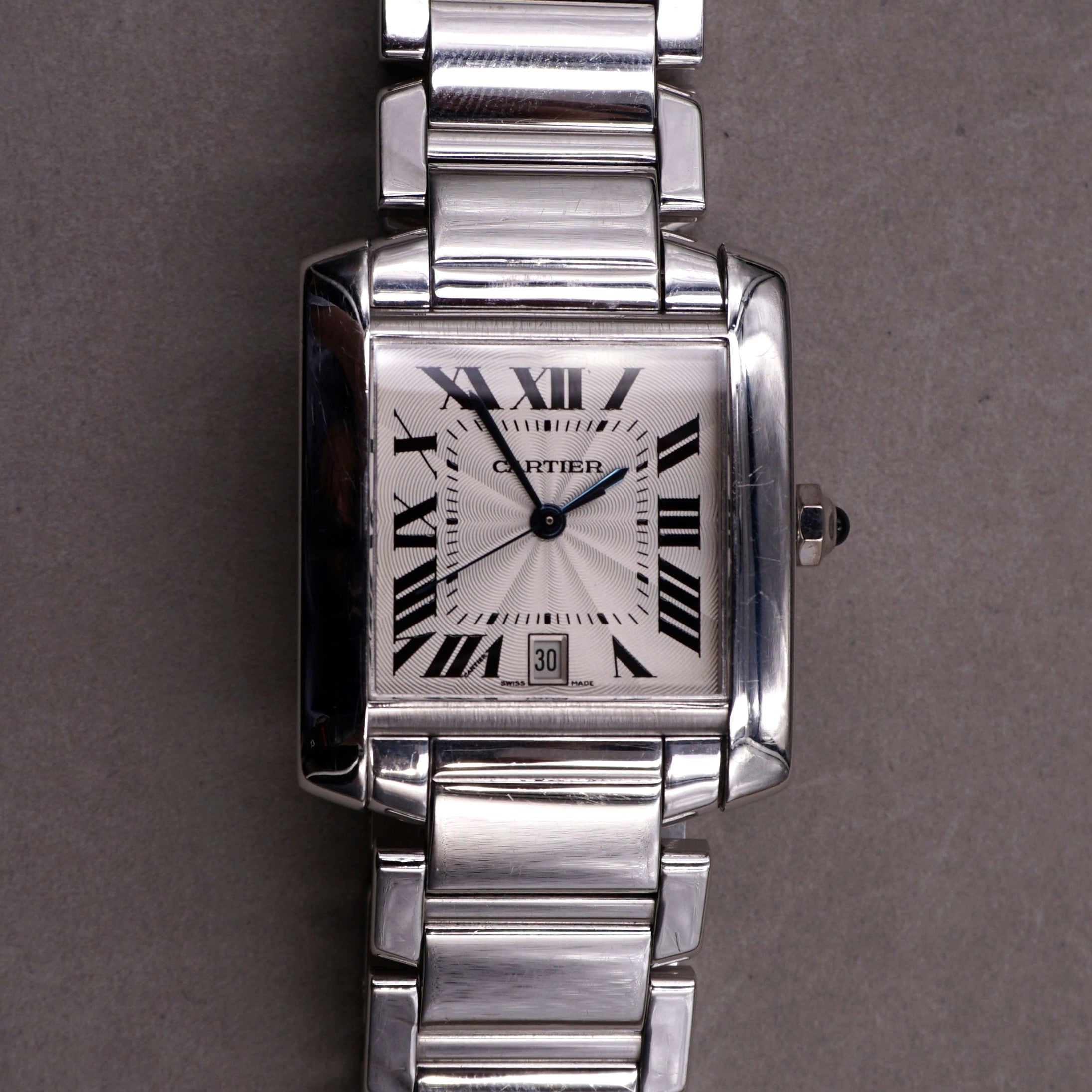 CARTIER TANK FRANCAISE WHITE GOLD