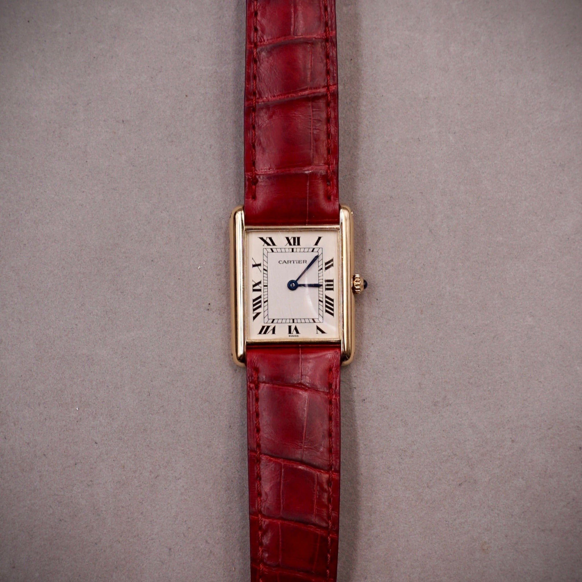 CARTIER TANK "LOUIS CARTIER" YELLOW GOLD