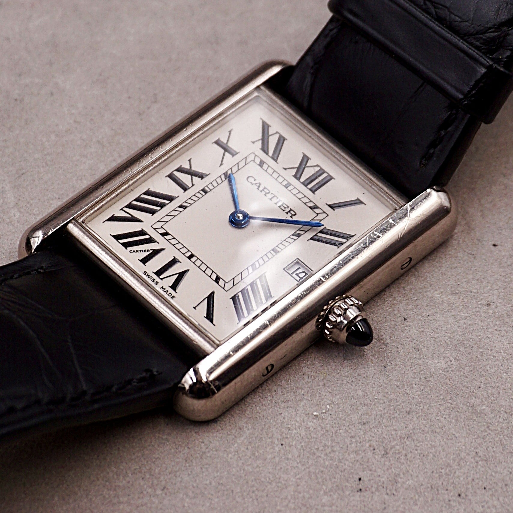 CARTIER TANK "LOUIS CARTIER" WHITE GOLD