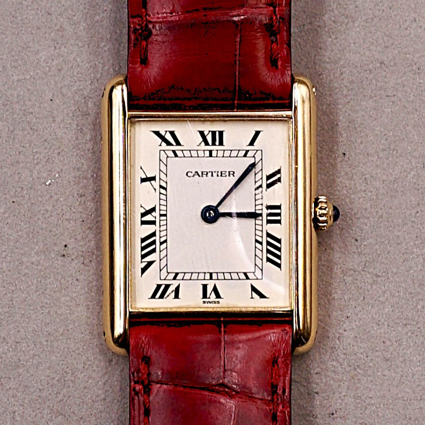 CARTIER TANK "LOUIS CARTIER" YELLOW GOLD