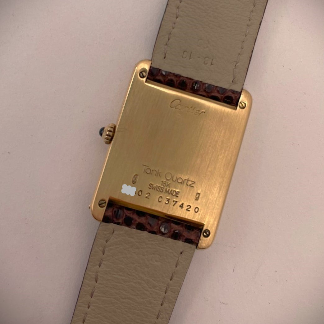 CARTIER TANK "LOUIS CARTIER" YELLOW GOLD