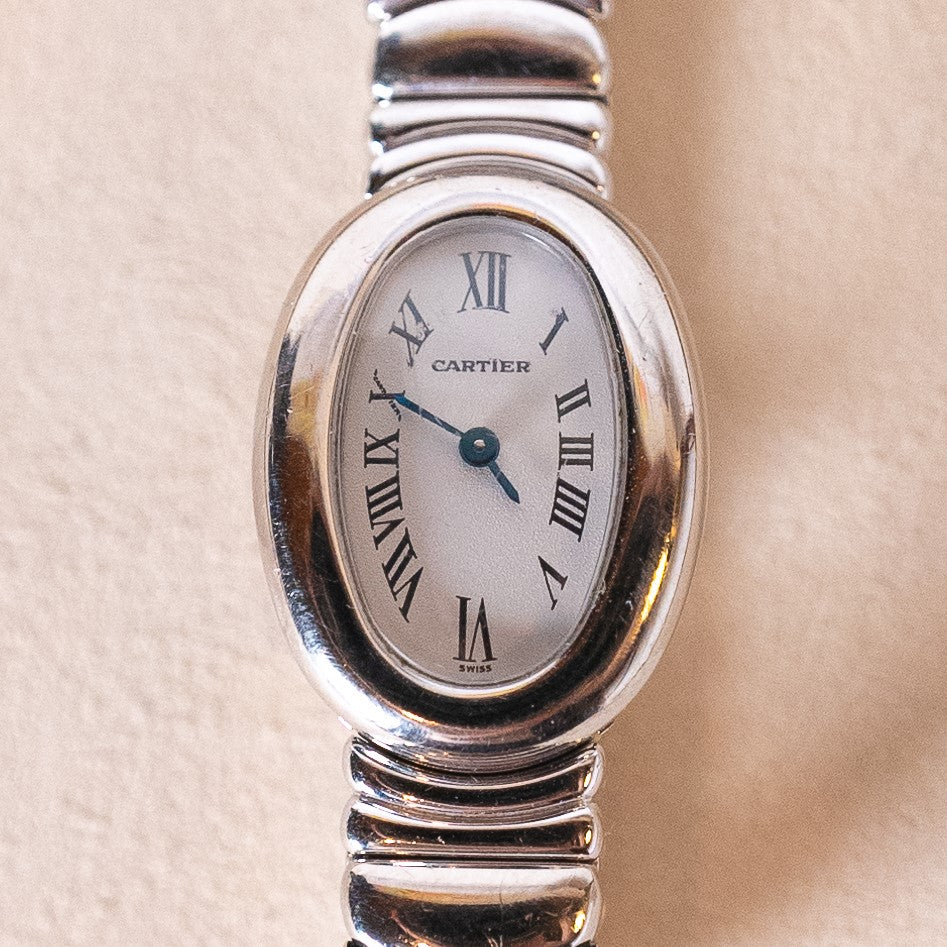 CARTIER BAIGNOIRE MINI WHITE GOLD