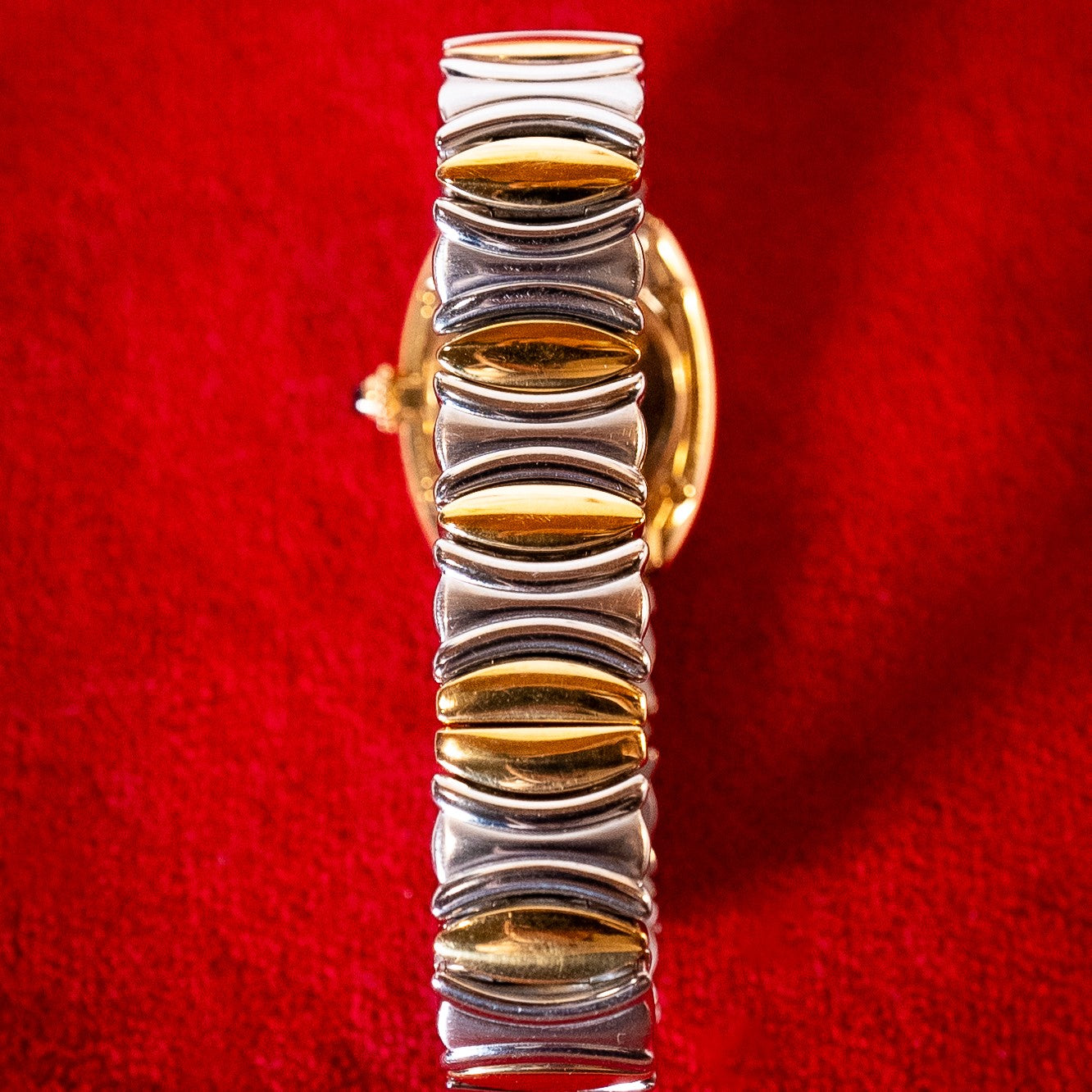 CARTIER BAIGNOIRE CLASSIQUE GOLD AND STEEL