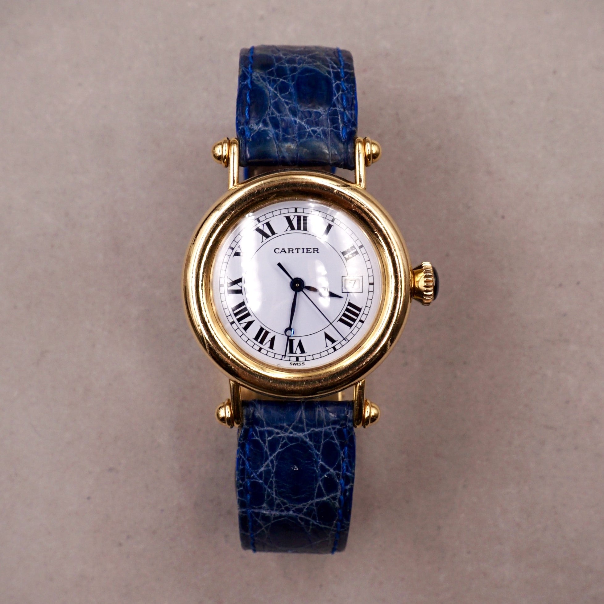 CARTIER DIABOLO GRAND MODELE OR JAUNE