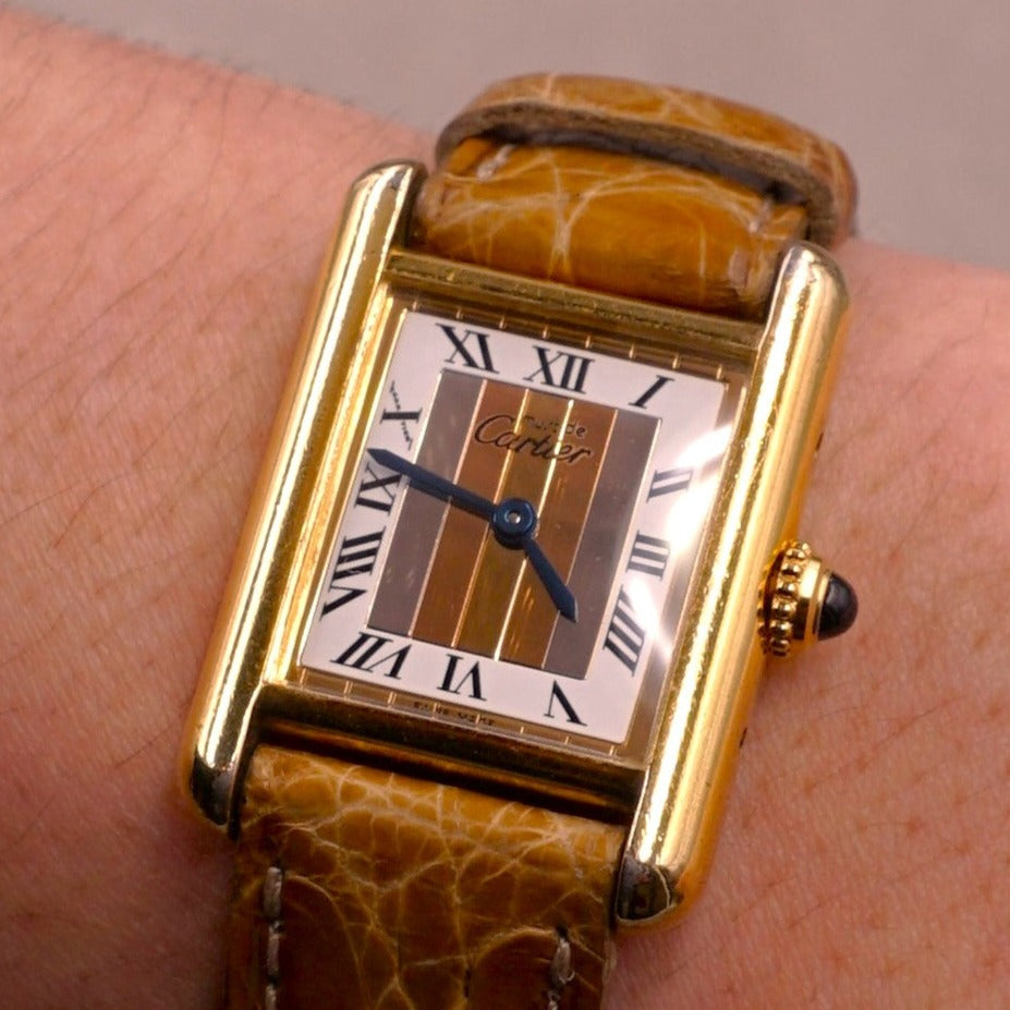 CARTIER TANK MUST LADY ECRAN TRINITY