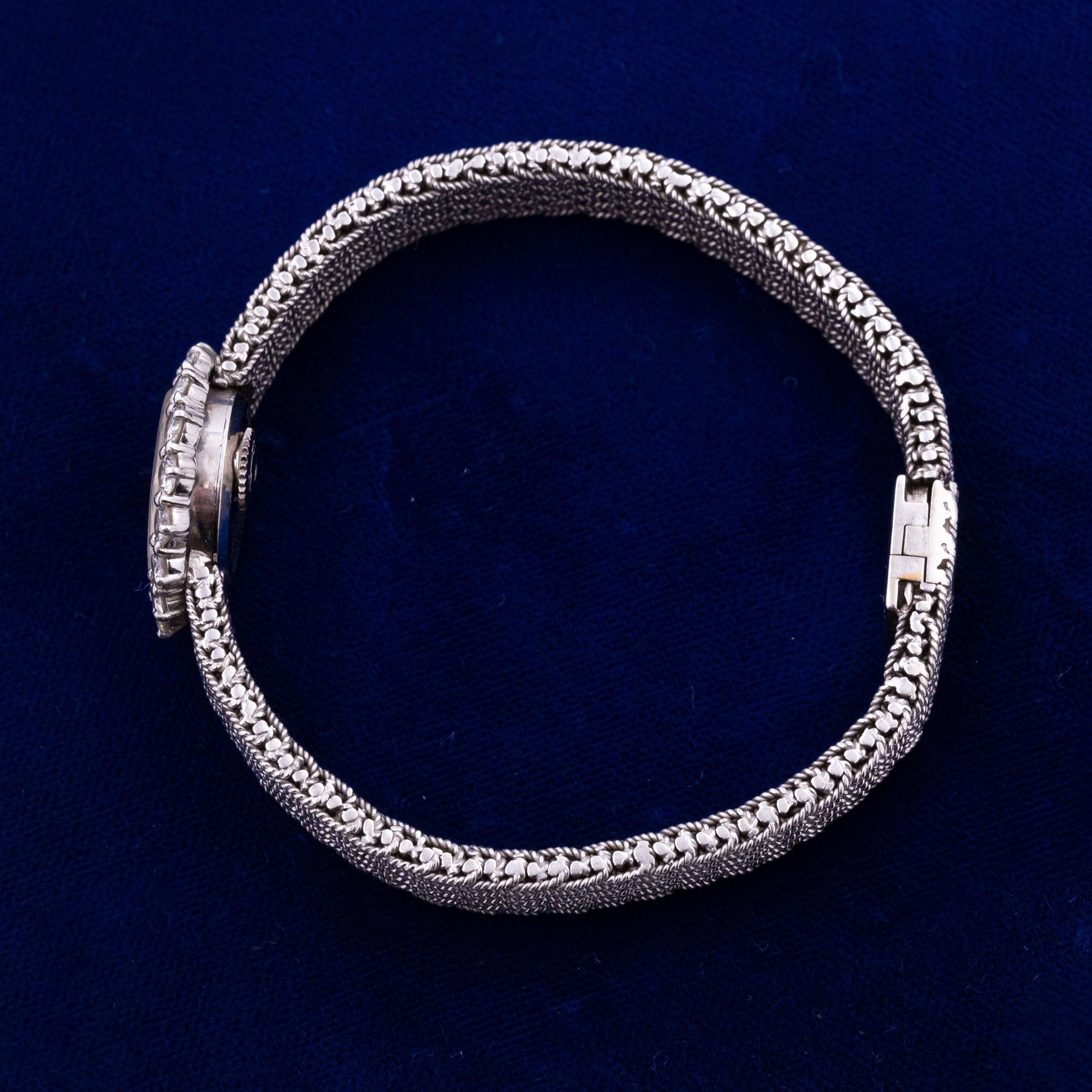 CHAUMET/VACHERON CONSTANTIN WHITE GOLD JEWELRY WATCH
