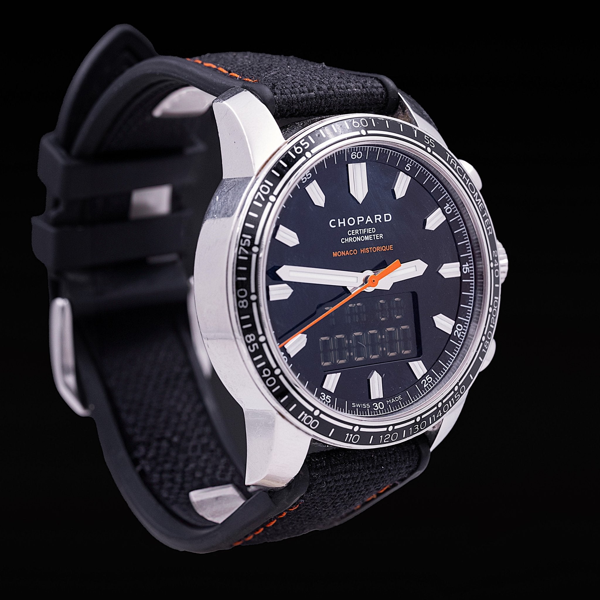 Chopard Grand Prix de Monaco Historique Ref. 168518-3001, acier, ca. 2010 - montre vintage - Contre-Temps Paris