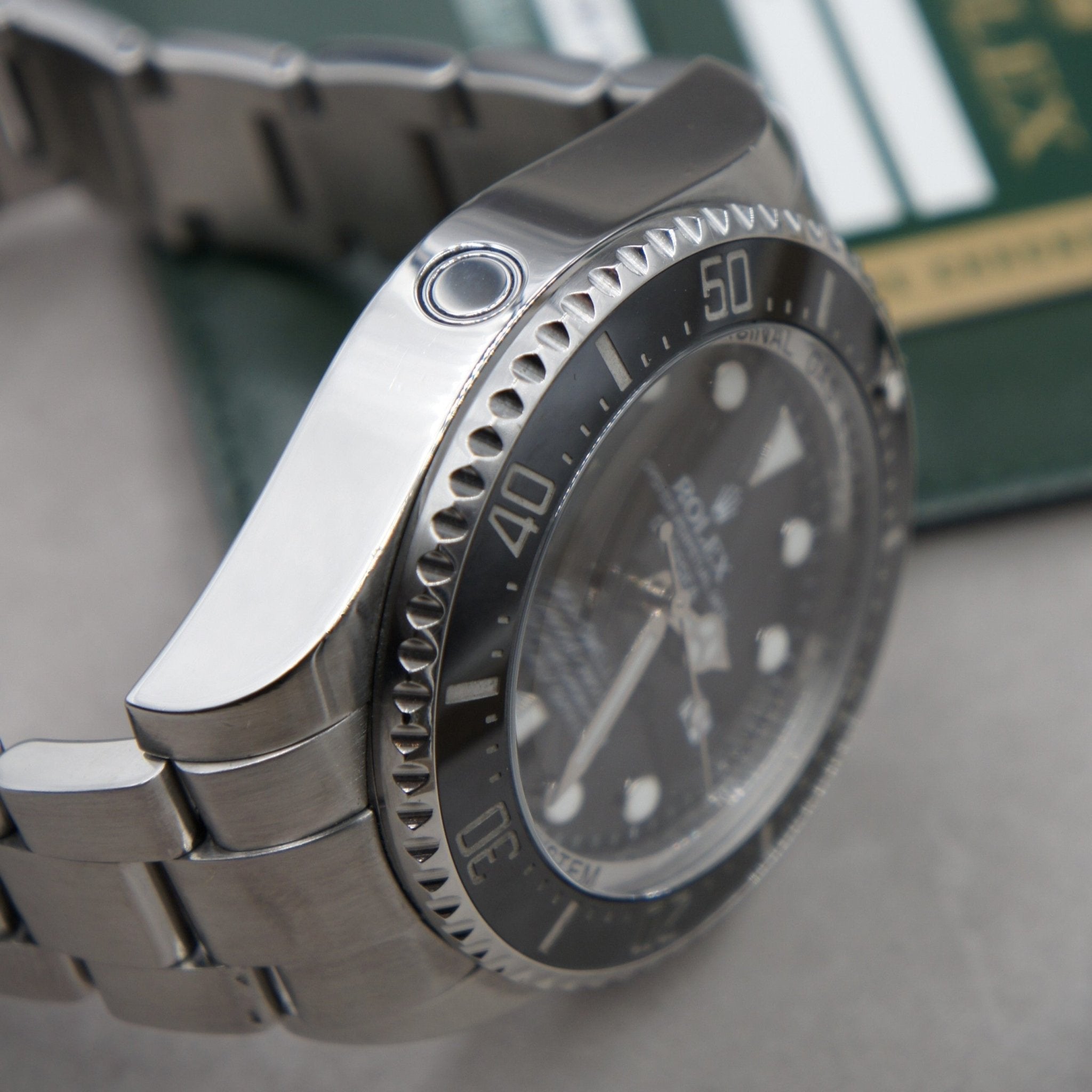 ROLEX SEA - DWELLER "DEEPSEA" ACIER - montre vintage - Contre - Temps Paris