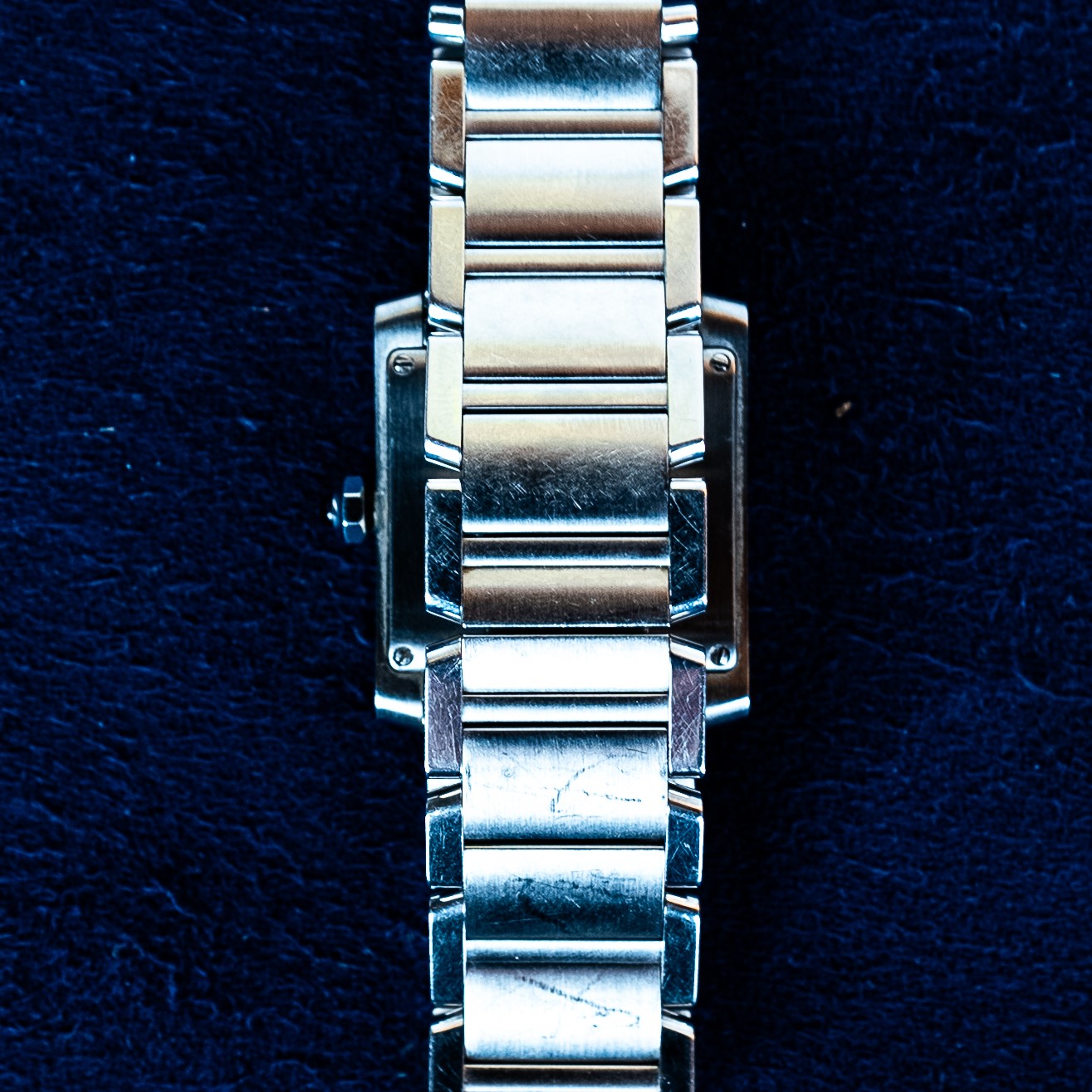 CARTIER TANK FRANCAISE ACIER