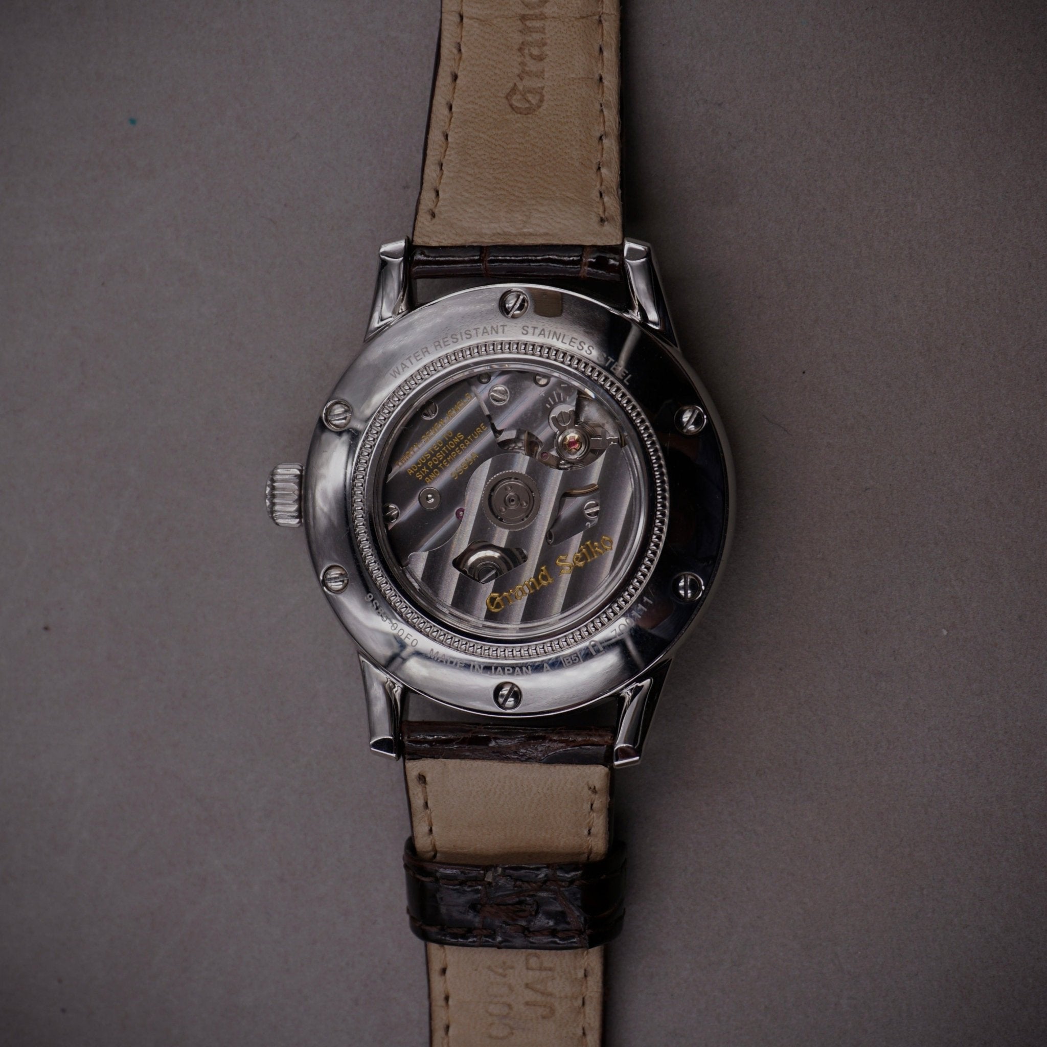 GRAND SEIKO HI BEAT 36000 AUTOMATIC - montre vintage - Contre - Temps Paris