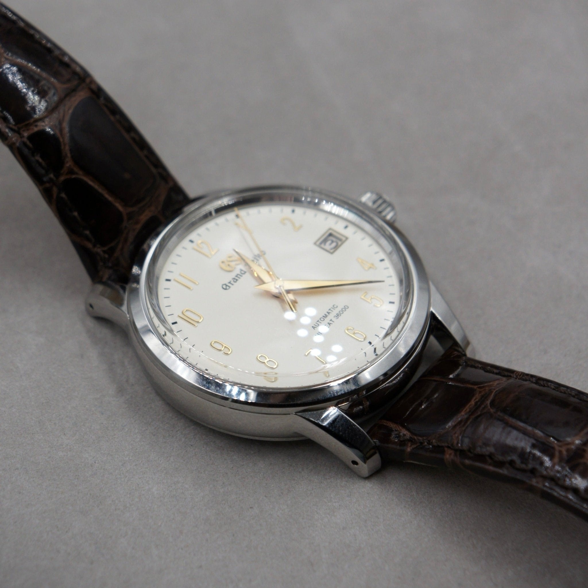 GRAND SEIKO HI BEAT 36000 AUTOMATIC - montre vintage - Contre - Temps Paris