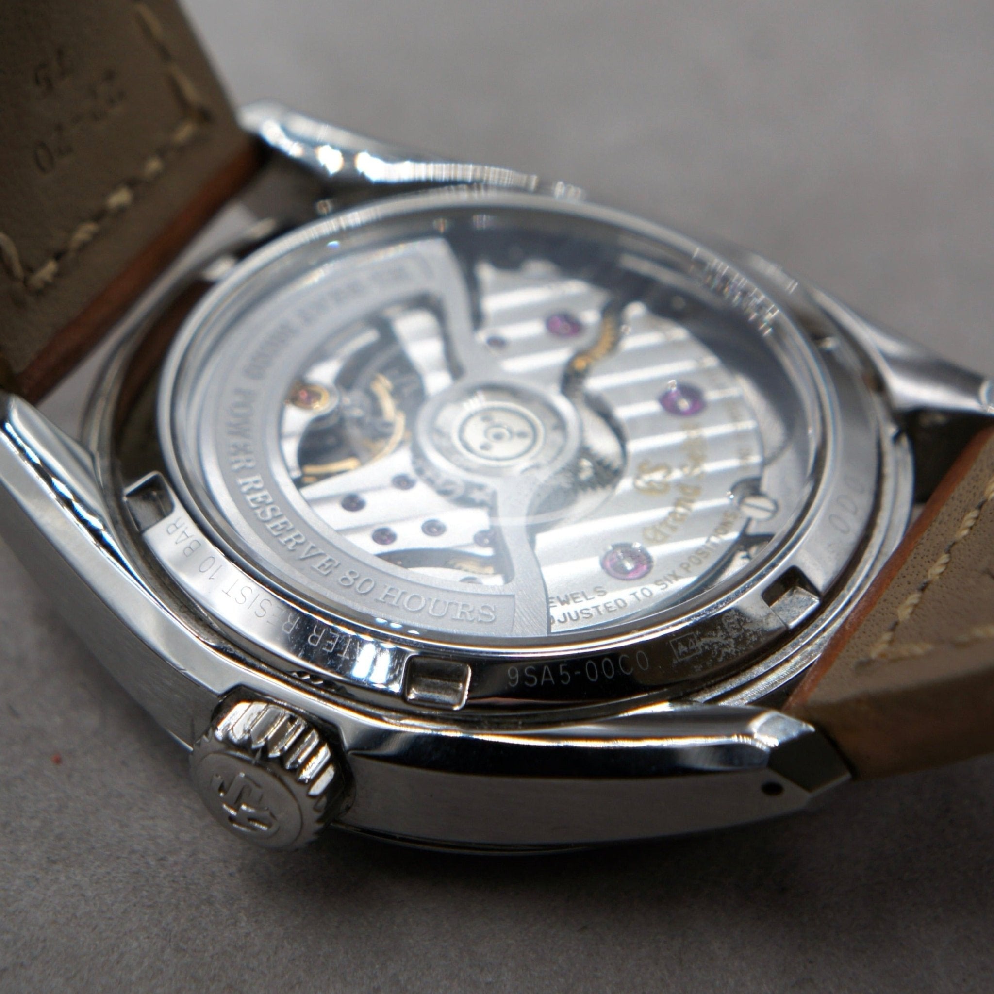 GRAND SEIKO HI BEAT 36000 AUTOMATIC - montre vintage - Contre - Temps Paris