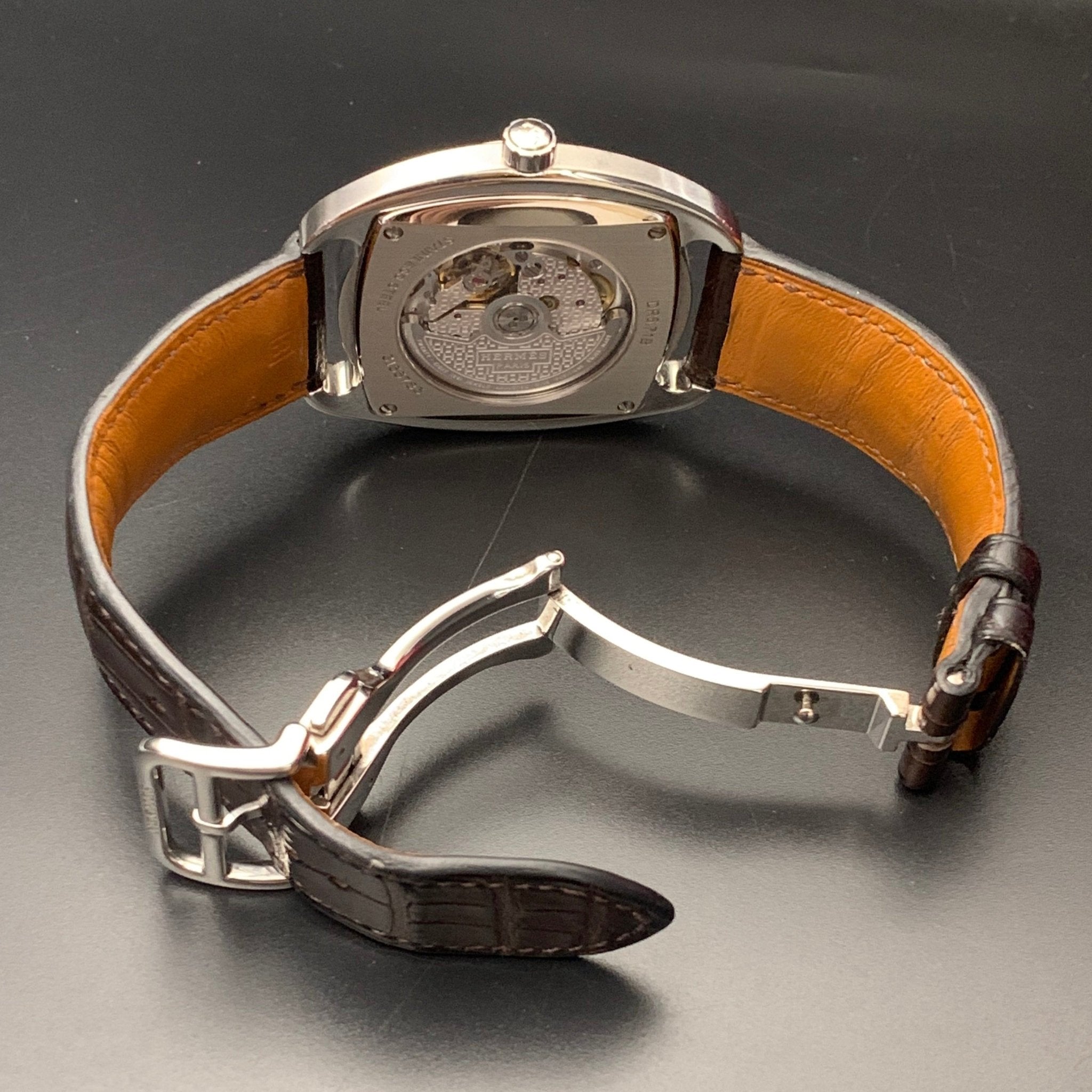 HERMES "DRESSAGE" POUR HOMME - montre vintage - Contre - Temps Paris