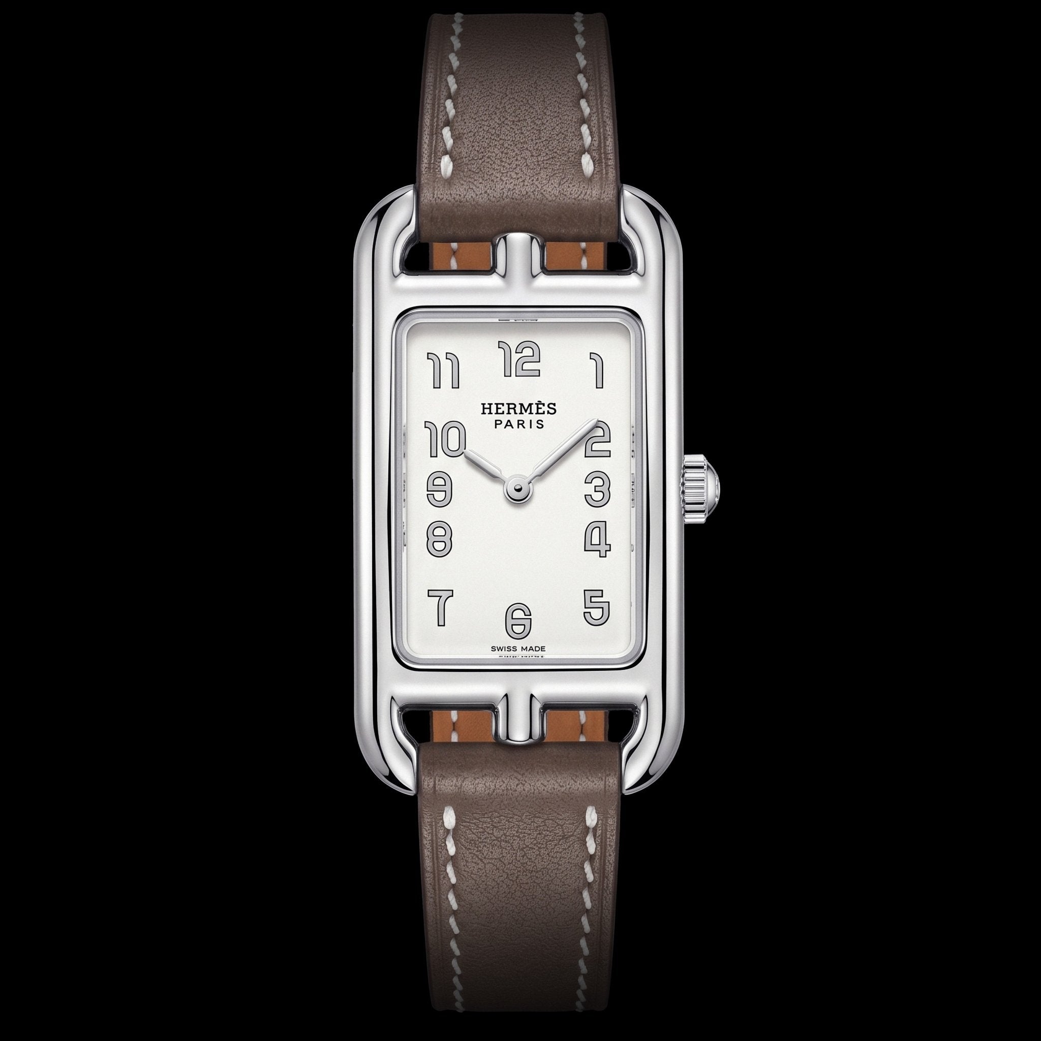Hermès Nantucket Ref. NA2.110, neuve 2026 - montre vintage - Contre - Temps Paris